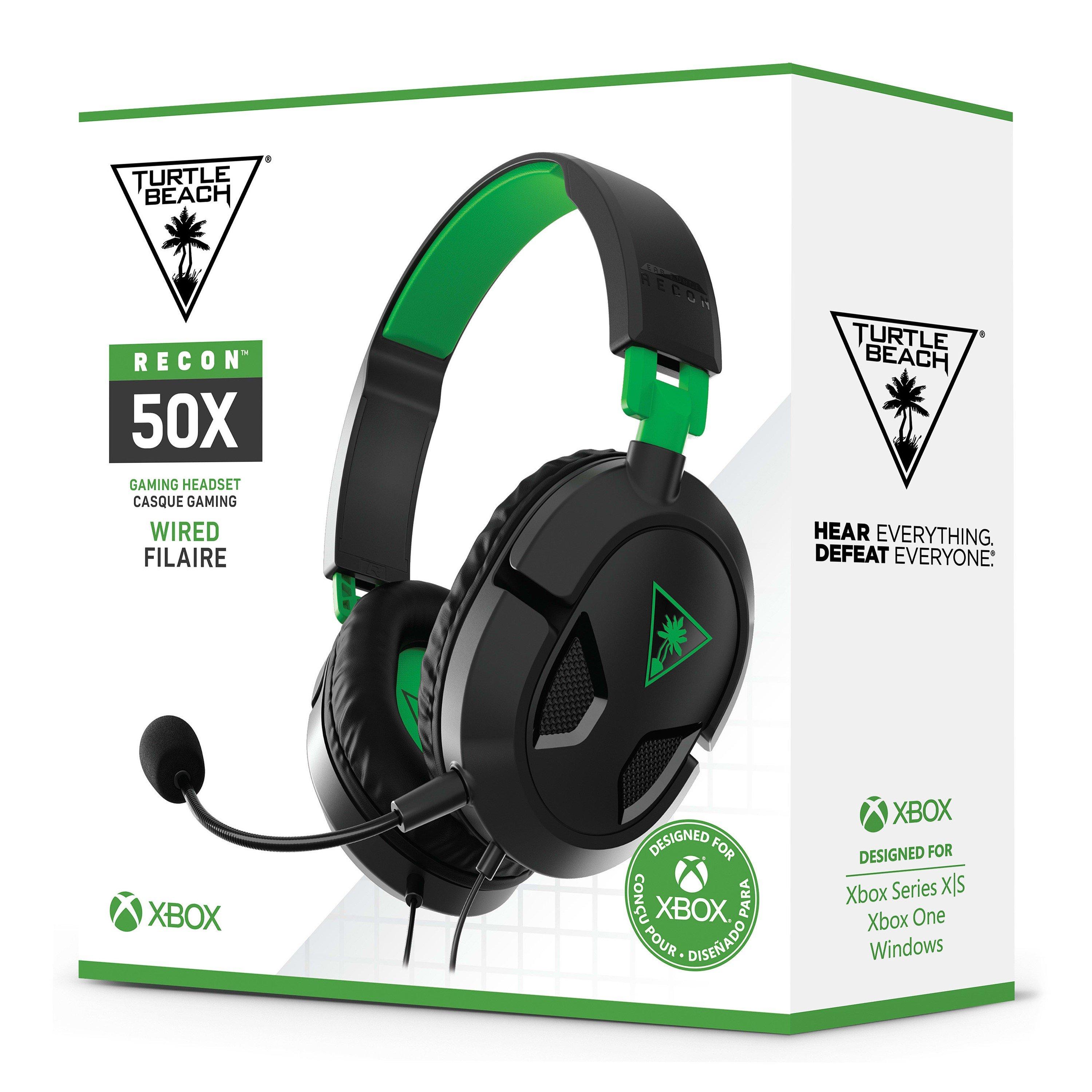 Black/Green - Turtle Beach - Recon 50X Xbox PS5 PS4 PC Gaming Headset – Black - 2