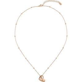 Boss Ladies BOSS Soulmate Carnation Gold IP Necklace