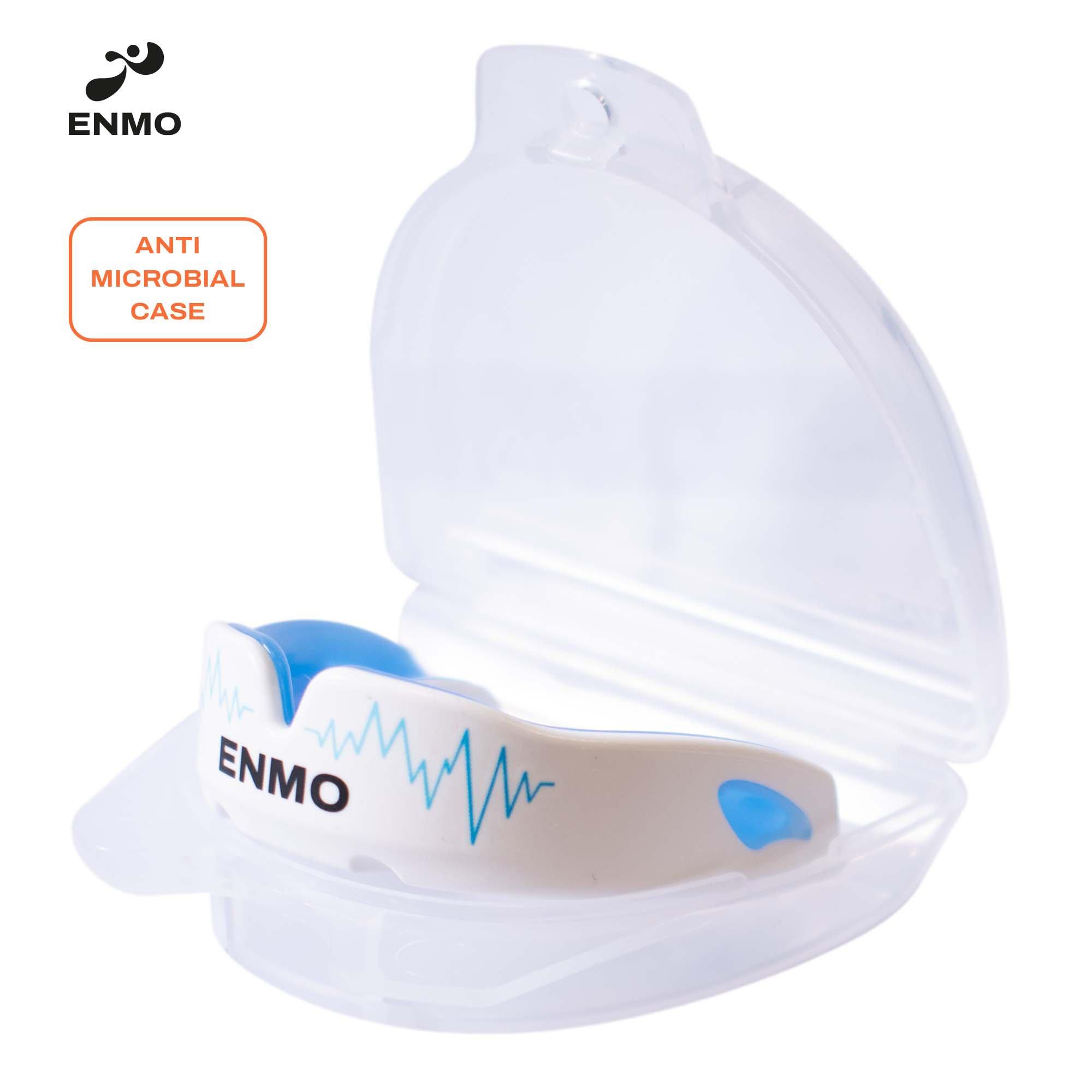 White/Blue - Hy-Pro - ENMO MaxillaPro Mouthguard - 1