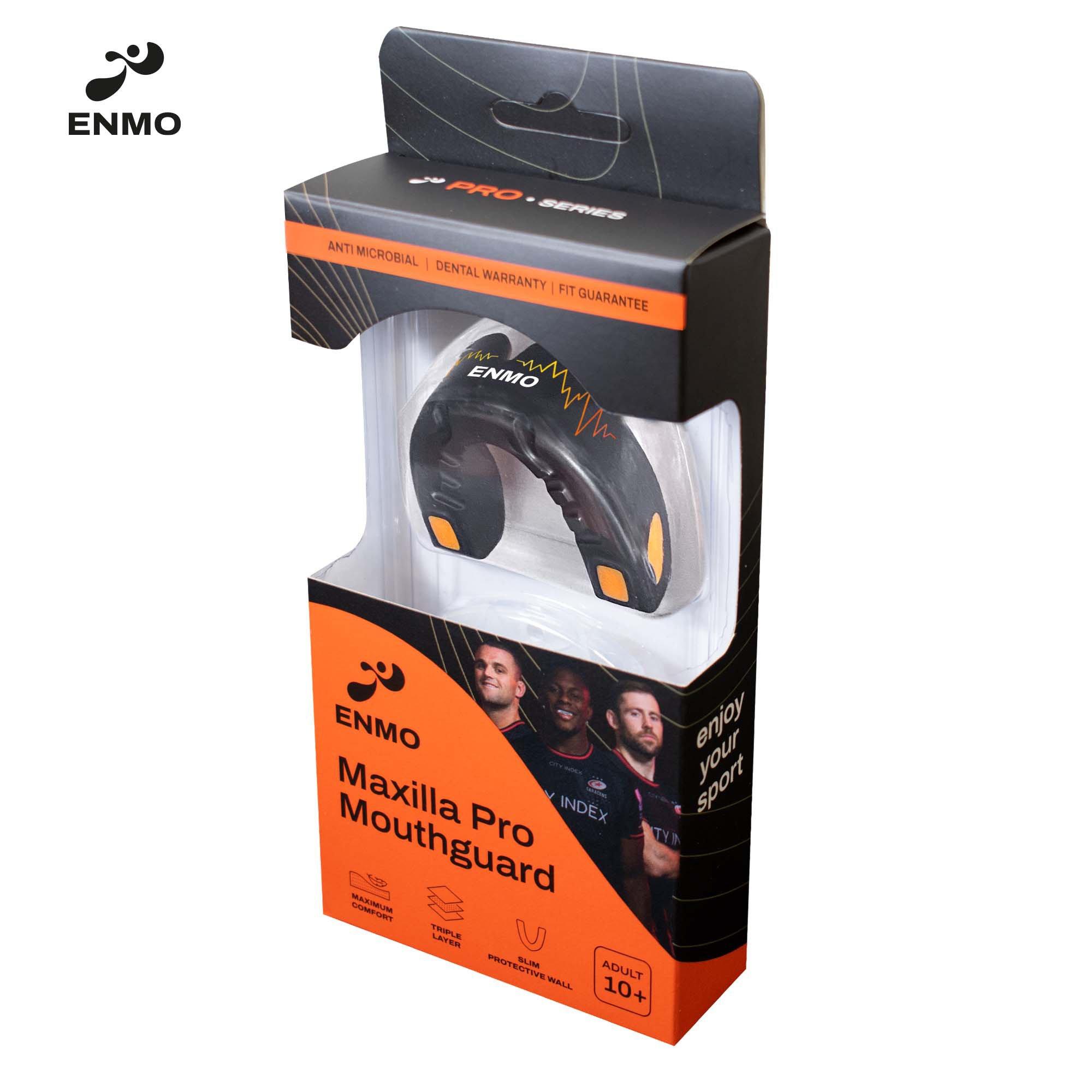 Sort/Orange - Hy-Pro - ENMO MaxillaPro Mouthguard - 3