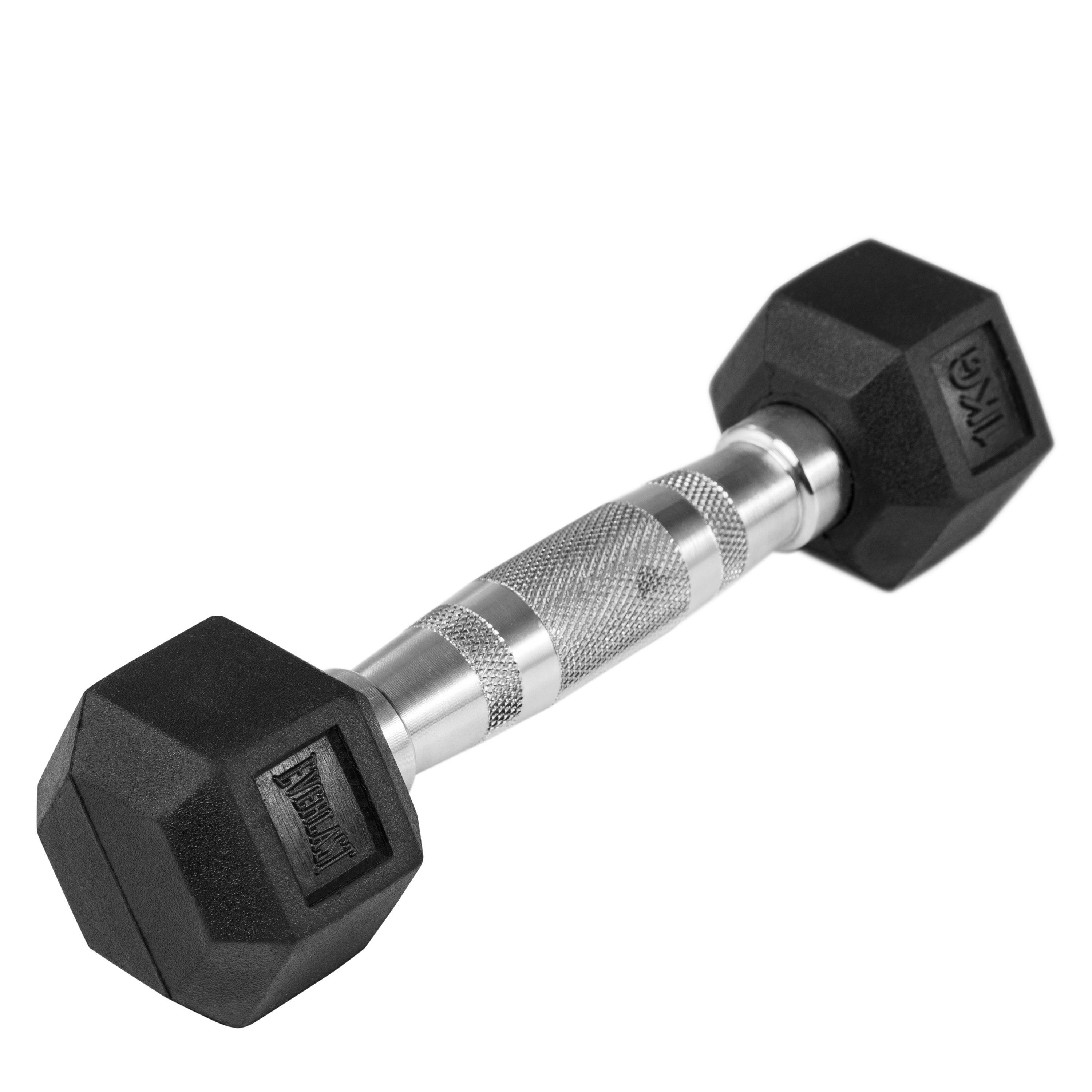 1kg - Everlast - Hexagonal Dumbbell Adults - 1