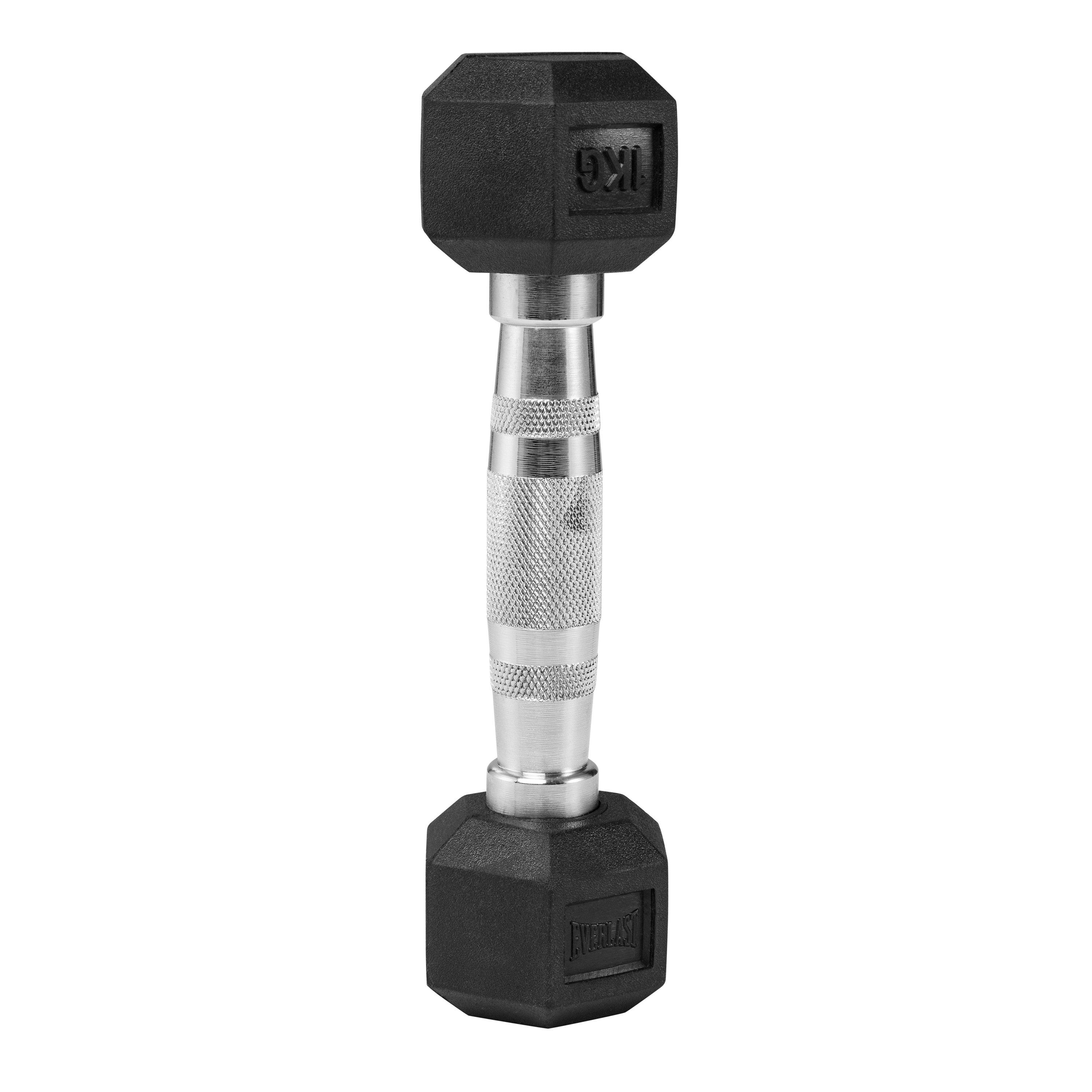 1kg - Everlast - Hexagonal Dumbbell Adults - 3
