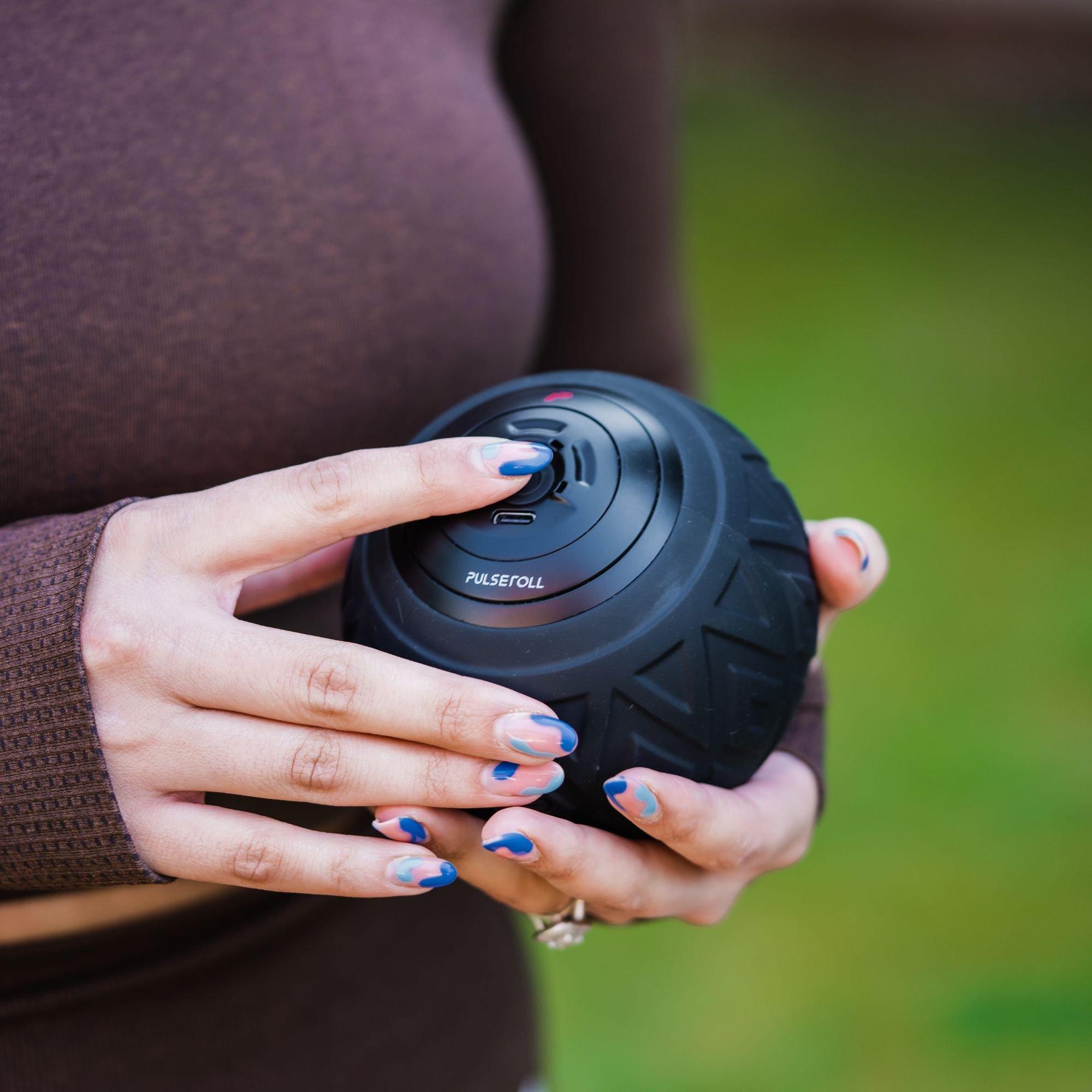 Black - Pulseroll - VYB Solo Vibrating Massage Ball - 6