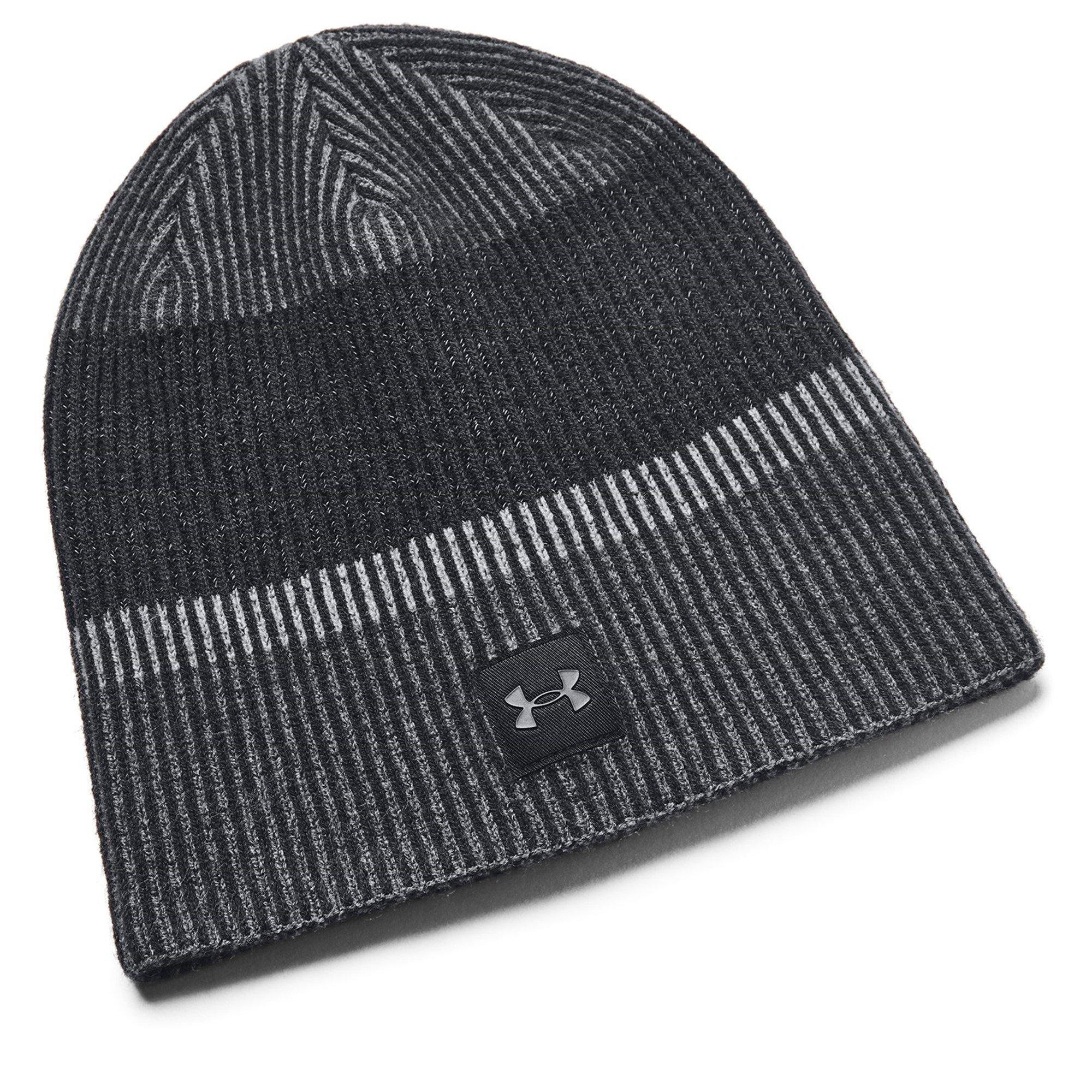 Noir - Under Armour - Adults Launch Reflective Running Hat - 1