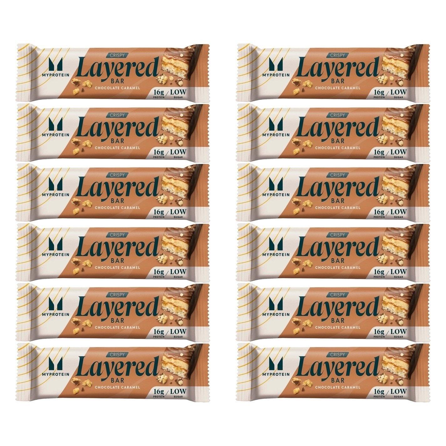 12 Schoko-Karamell - MyProtein - Crispy Layered Bar - 2