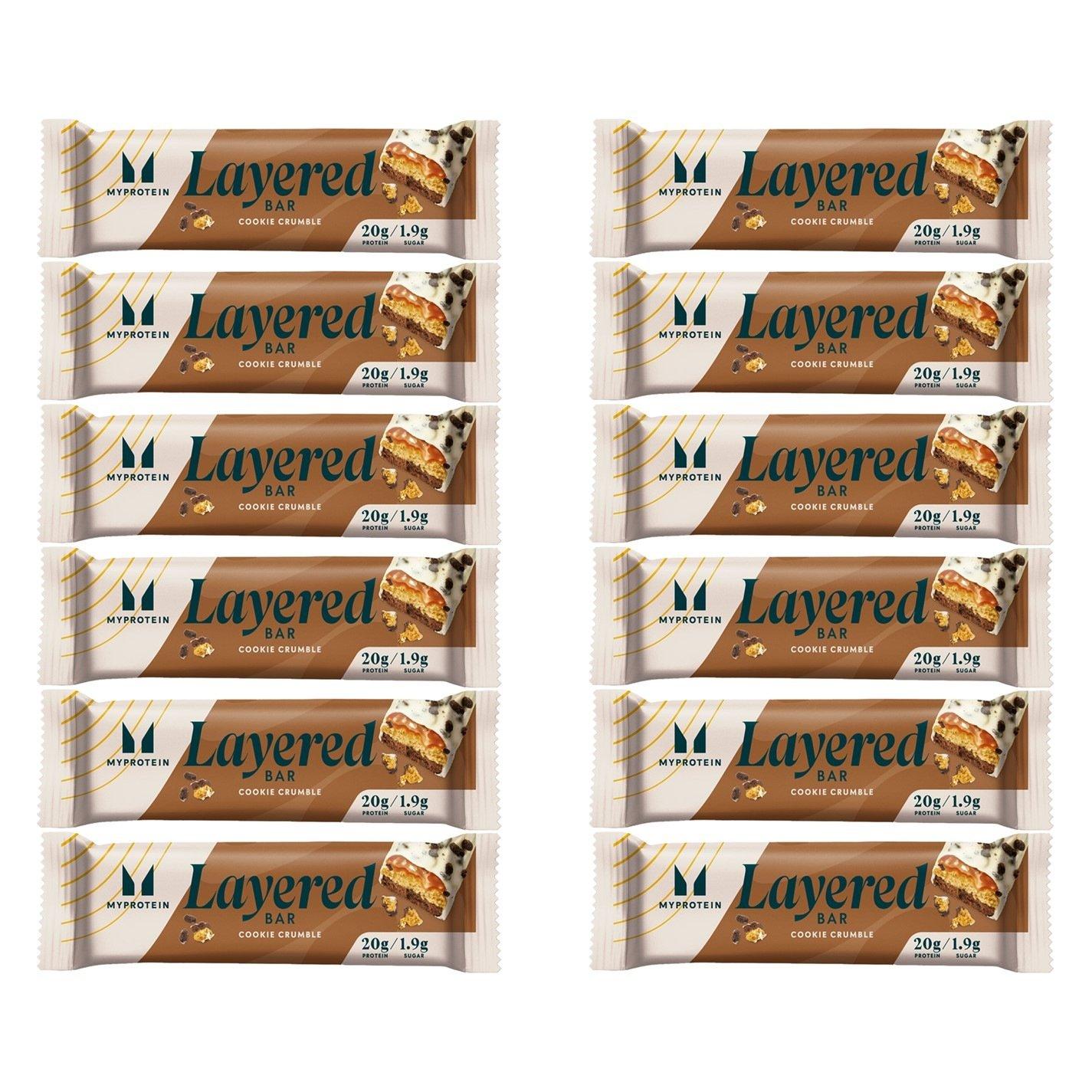 12 Cookie Crum - MyProtein - Myprotein Layered Bar - 2