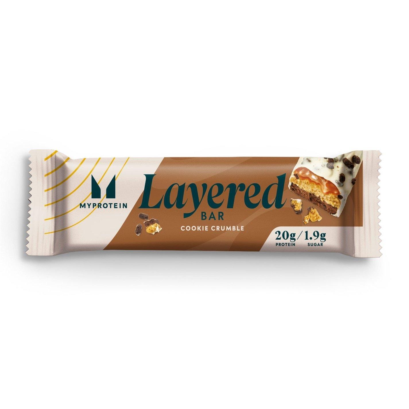 Myprotein  Layered Bar - Cookie Crumble - 60g