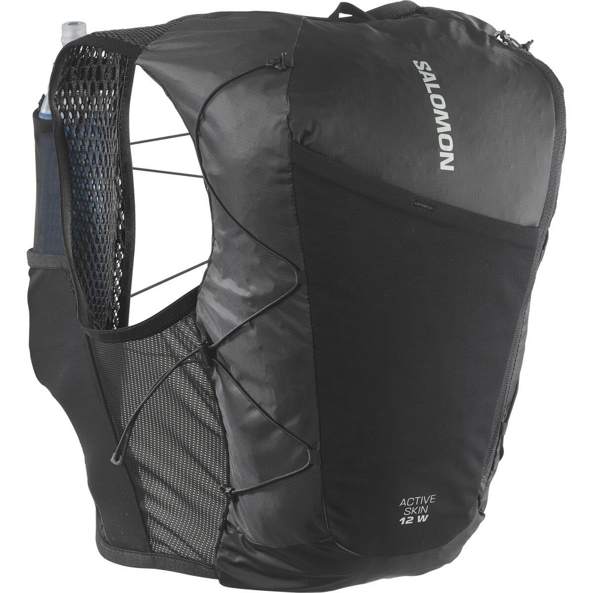 Black - Salomon - Active Skin 12L Womens Running Vest - 1