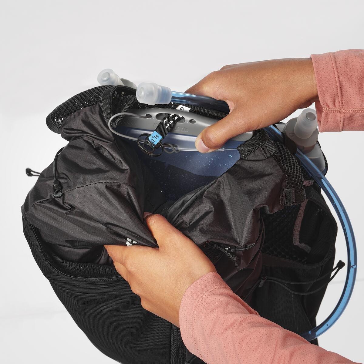 Zwart - Salomon - Active Skin 12L Run Vest Womens - 8