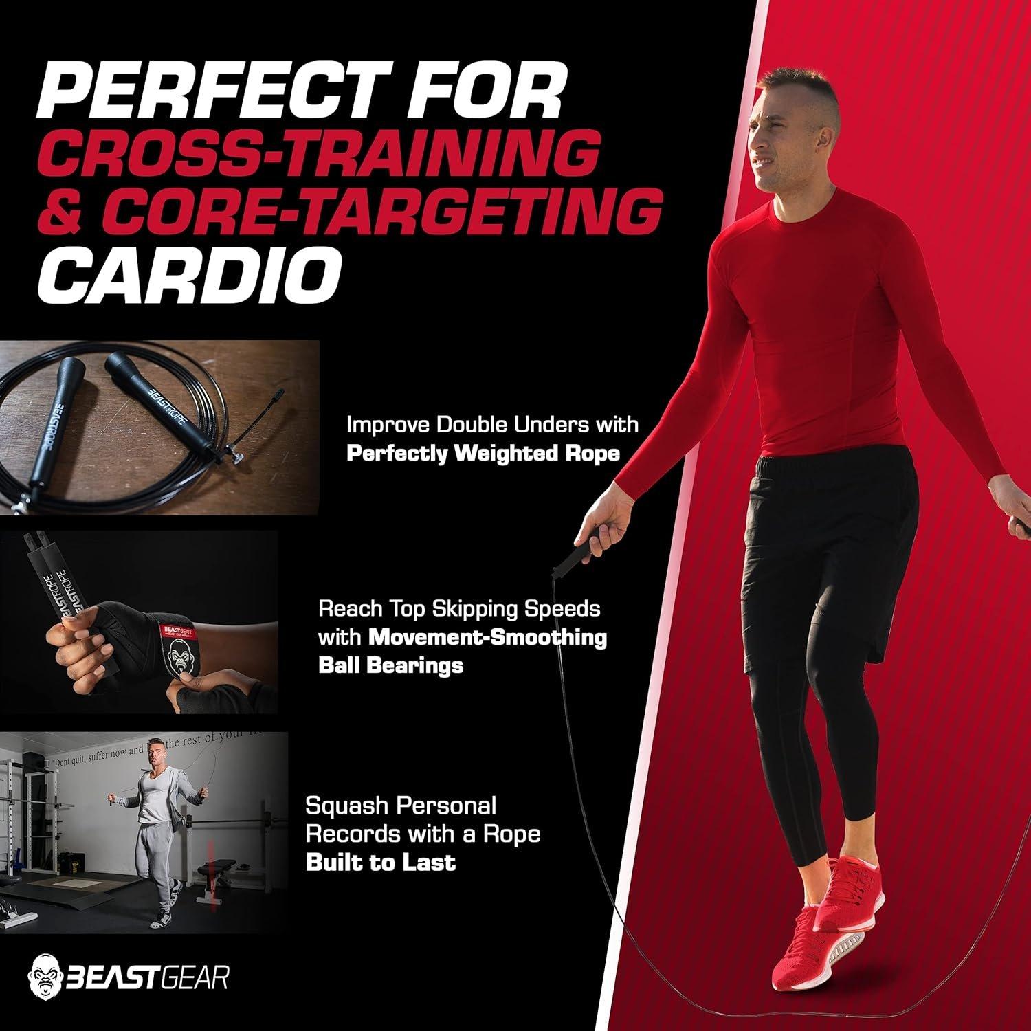 Sort - Beast Gear - Unisex Adults G Rope 99 Skipping Rope - 3