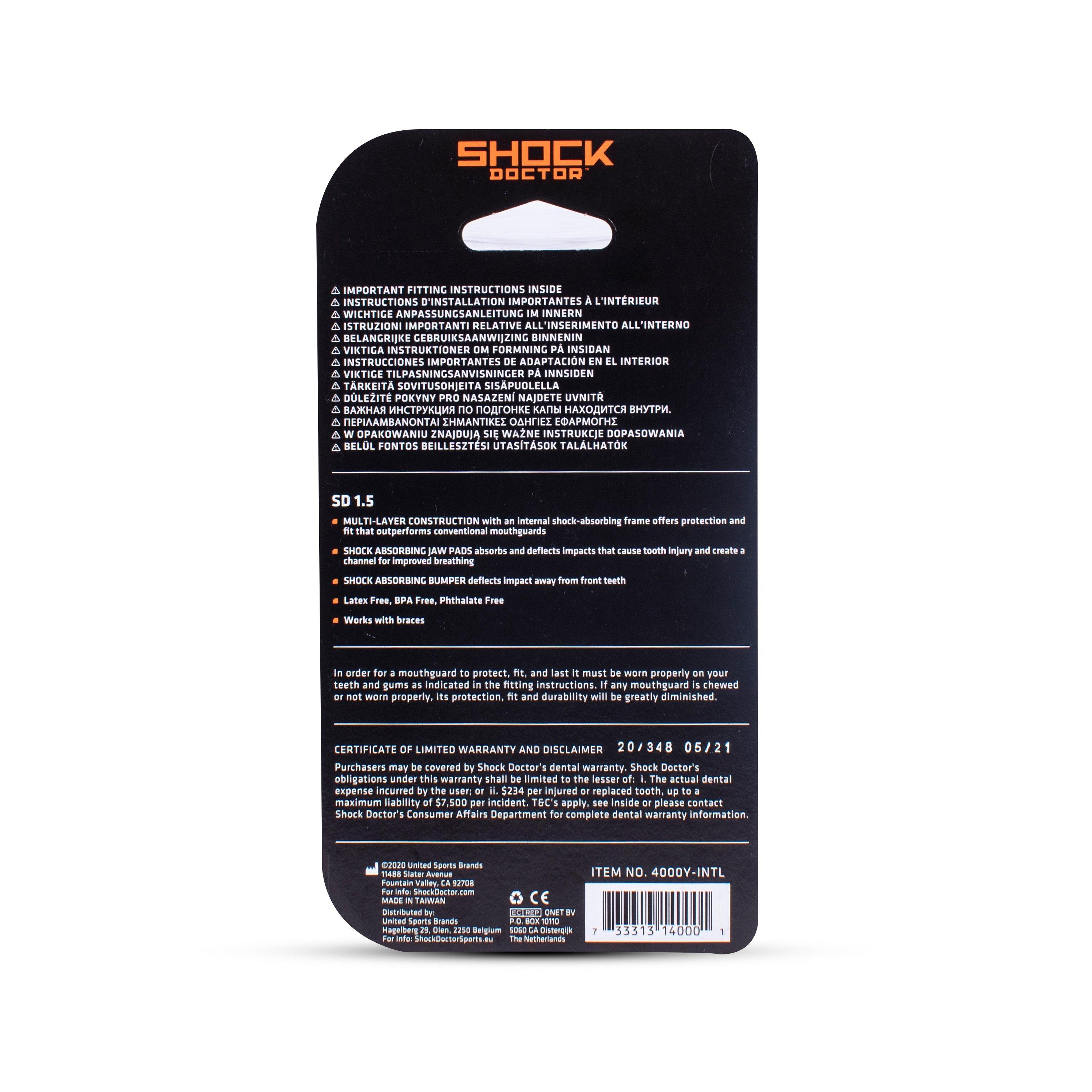 Multi - Shock Doctor - Doctor 1.5 Mouth Guard Juniors - 5