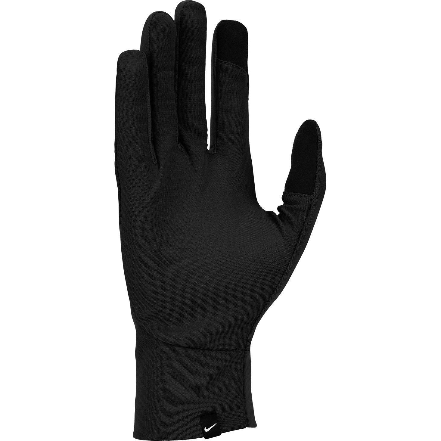 Preto/Prata - Nike - Pacer Lightweight Running Gloves Womens - 2