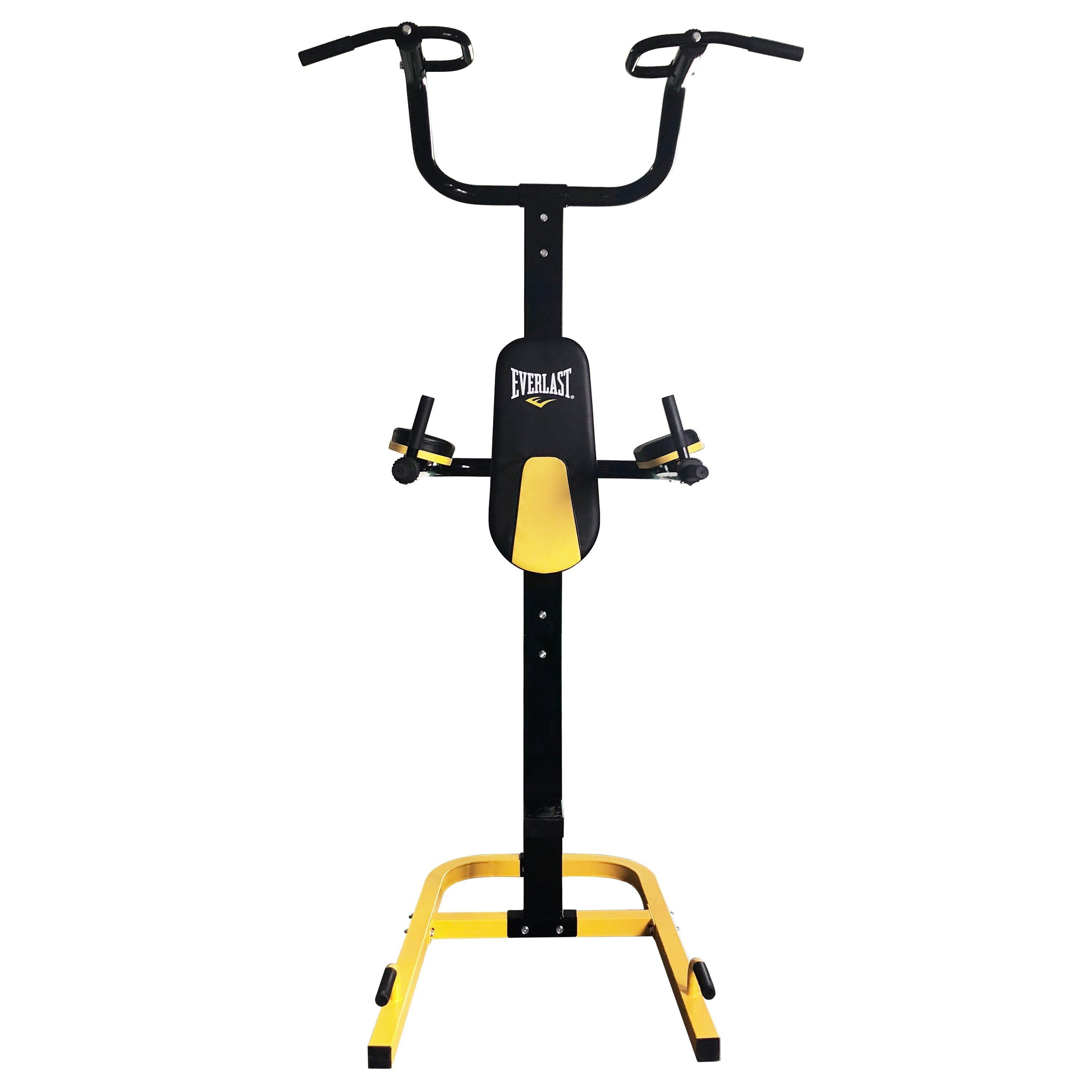 Black/Yellow - Everlast - Complete Home Workout Pull-Up Tower Adults - 2