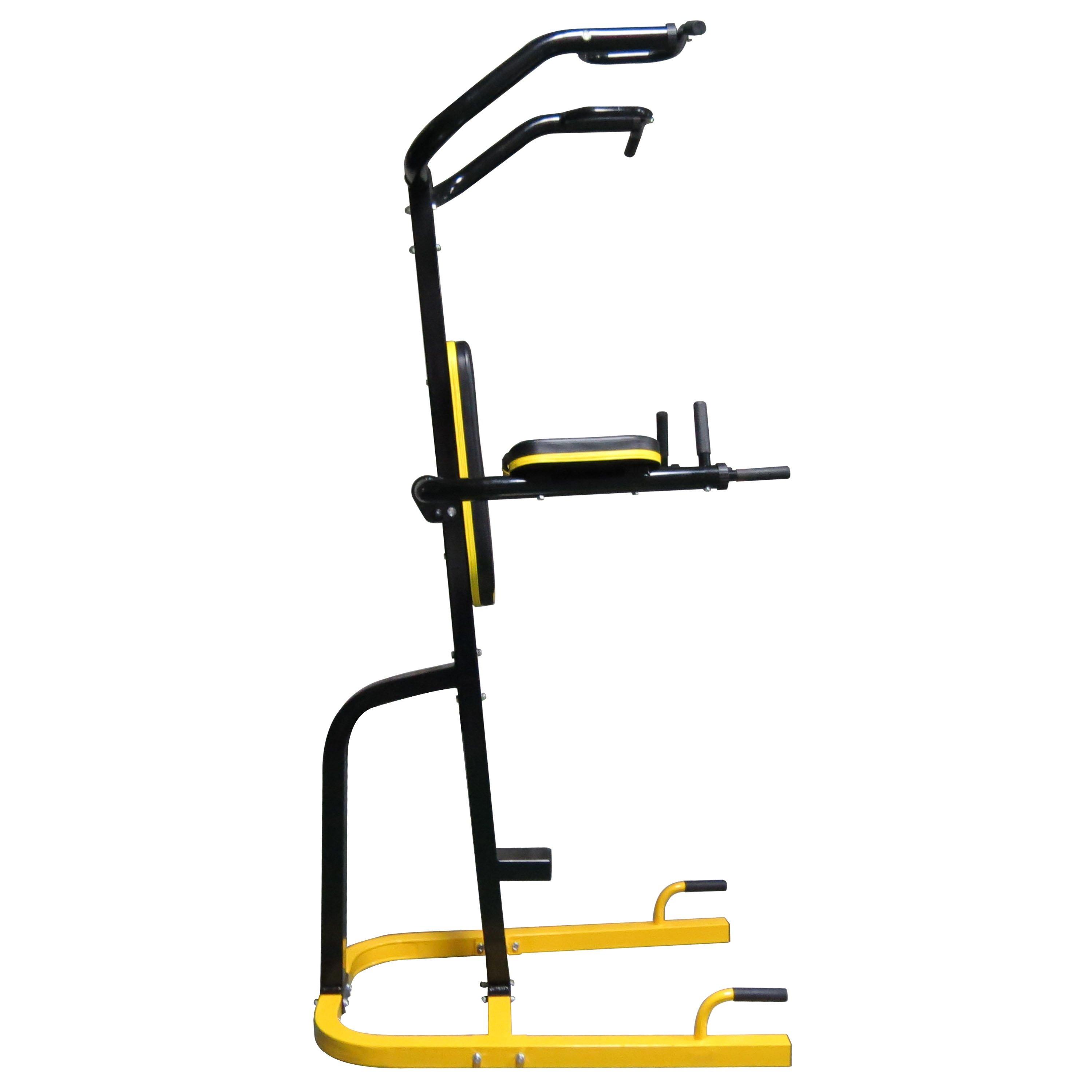 Black/Yellow - Everlast - Complete Home Workout Pull-Up Tower Adults - 3