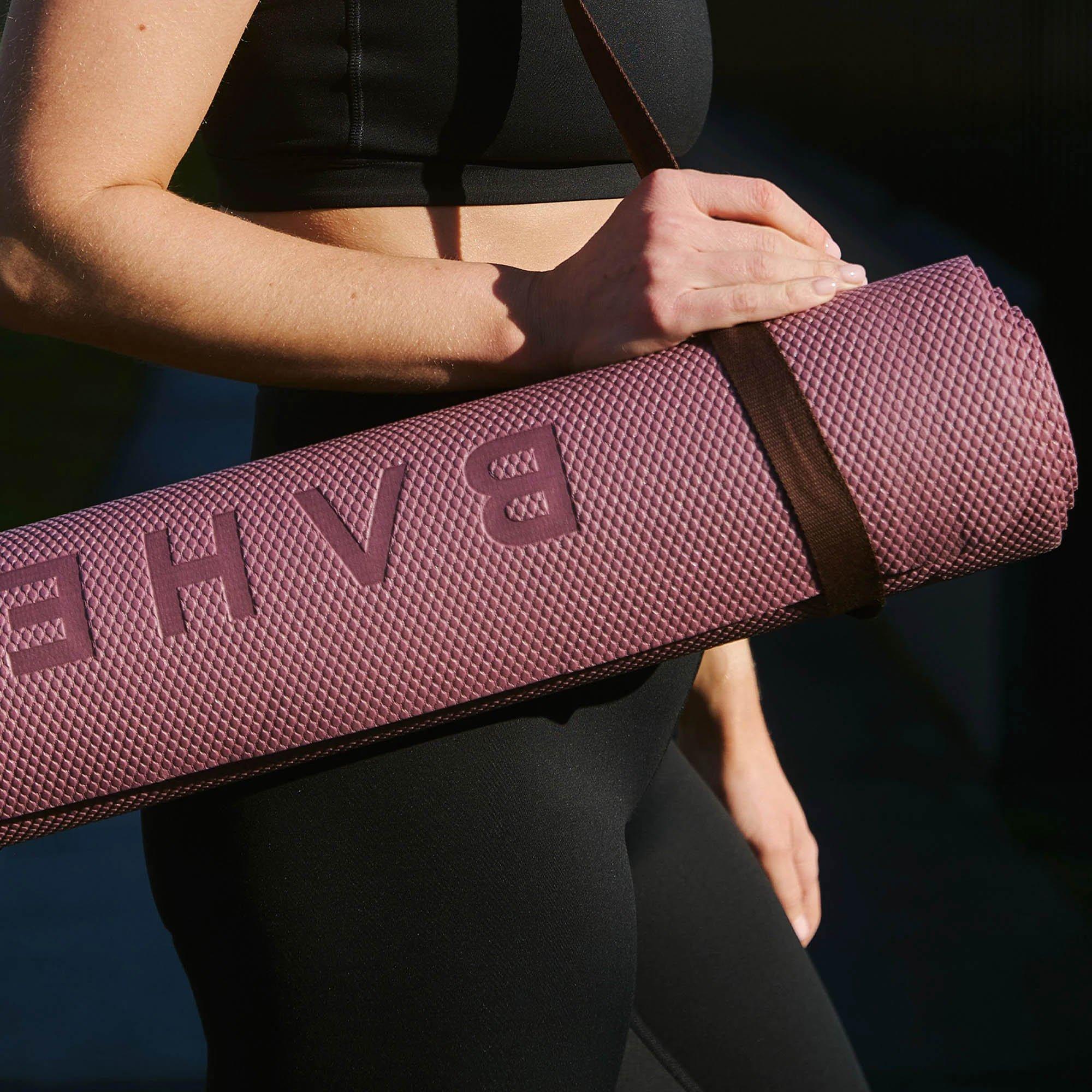 Deep Mauve - Bahe - Women's Prime Supp Mat Yoga Mat - 4