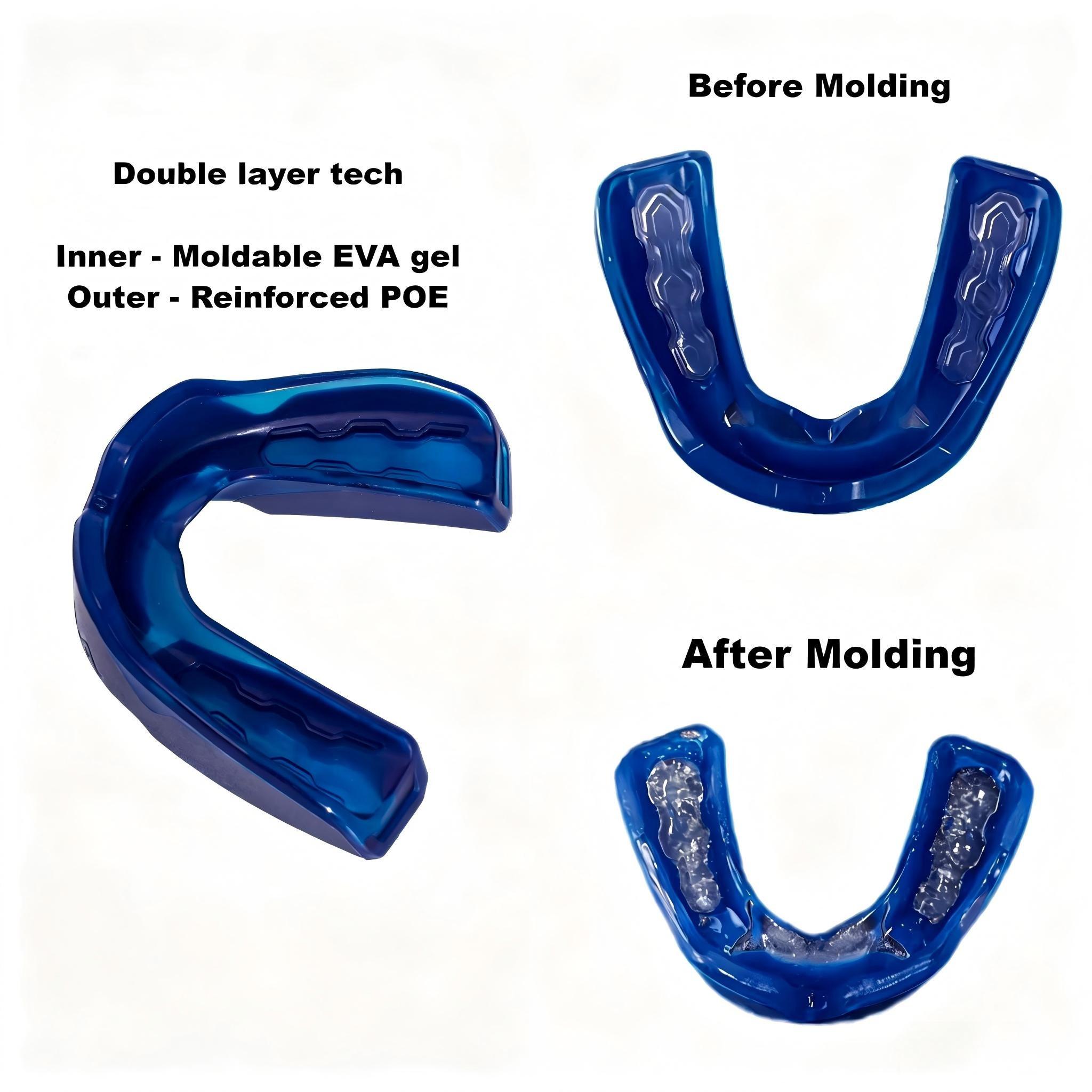 Azul Marinho - KooGa - Ergo Fit Gel Mouthguard - 5