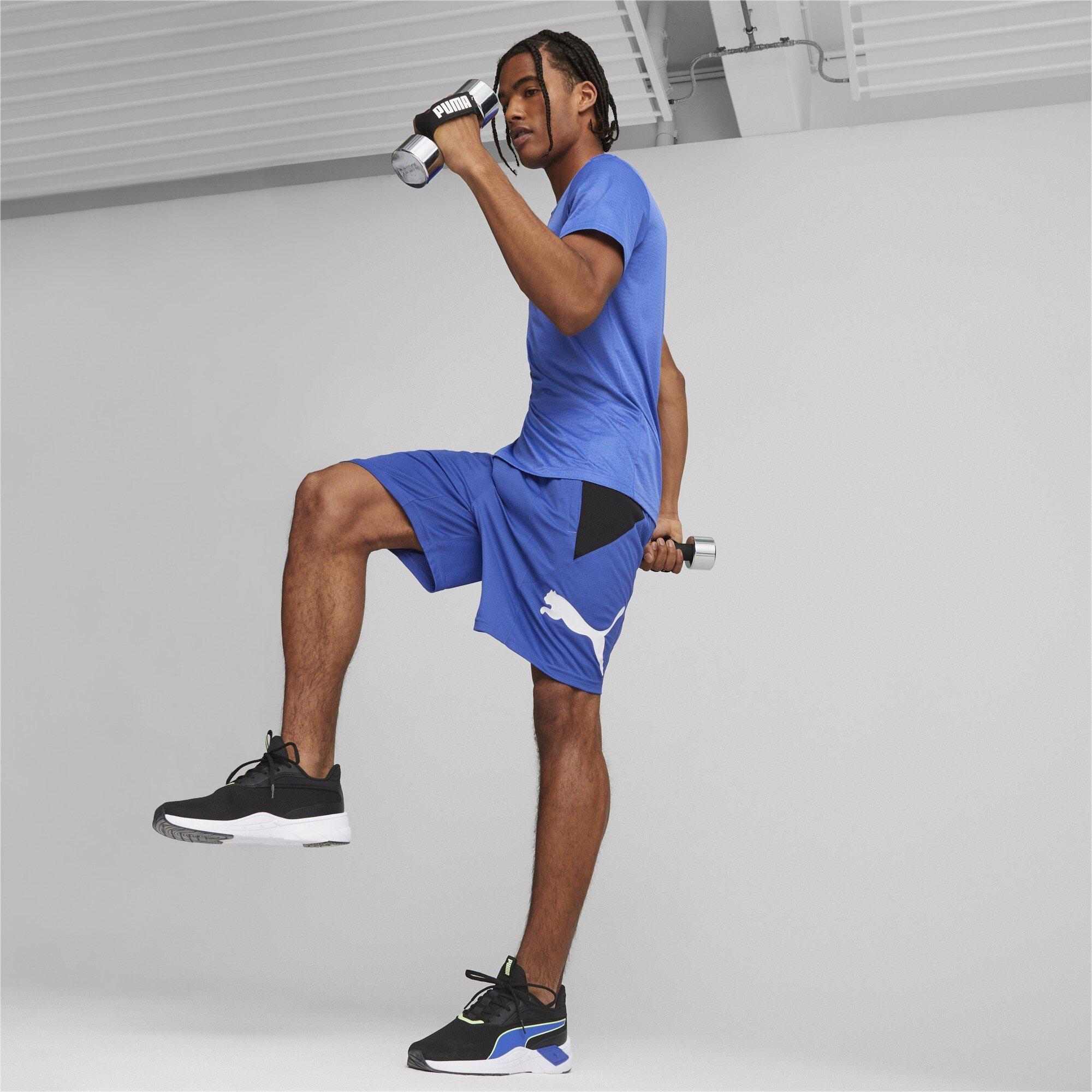 Black/White - Puma - Mens Essential Training Grip Gloves - 6