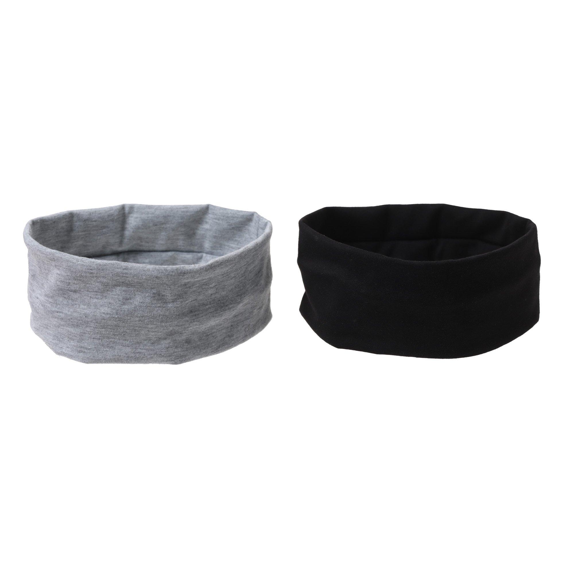 Negro/Gris - Miso - 2Pk Stretch Headband - 1