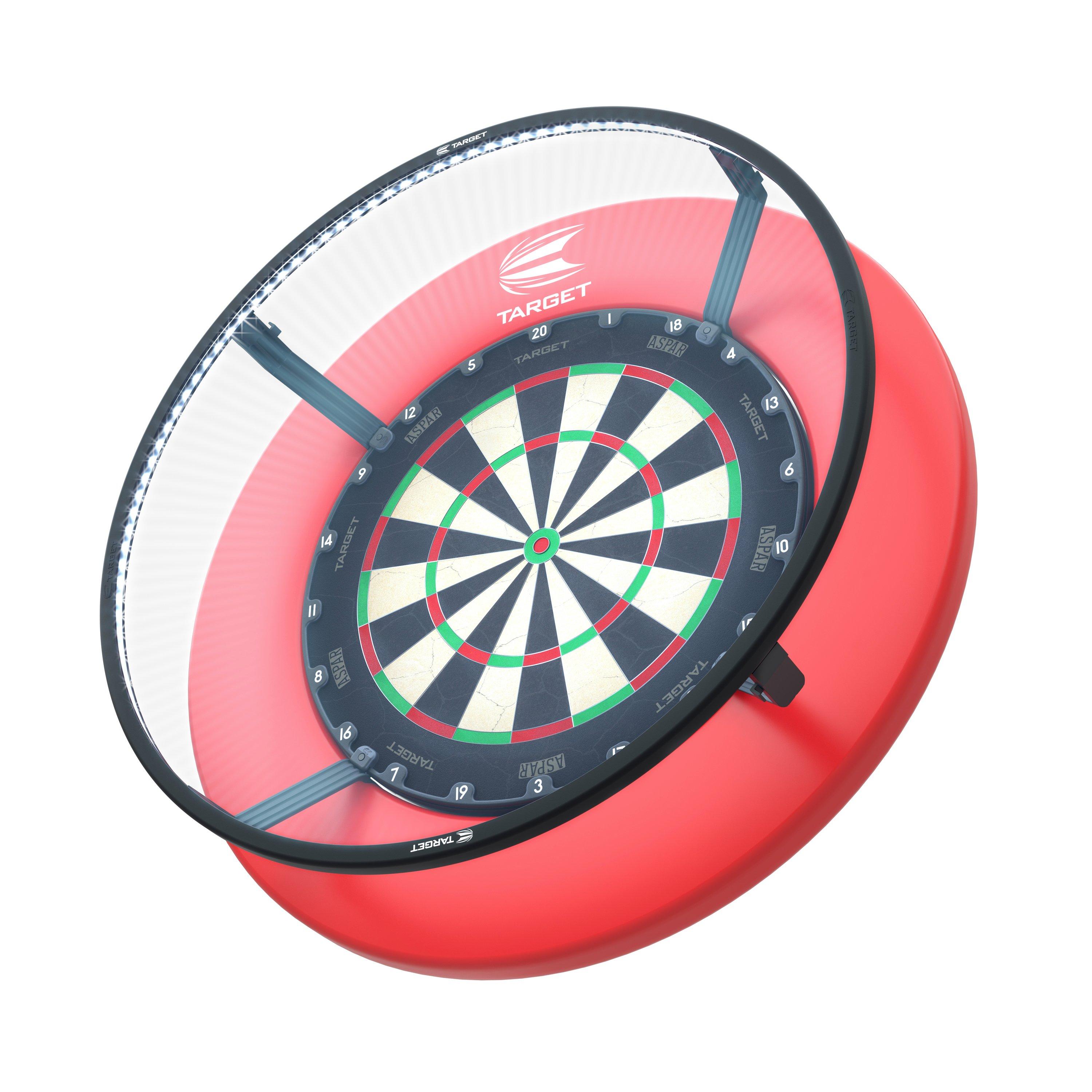 Target Darts  Corona Light Dart Board - Black