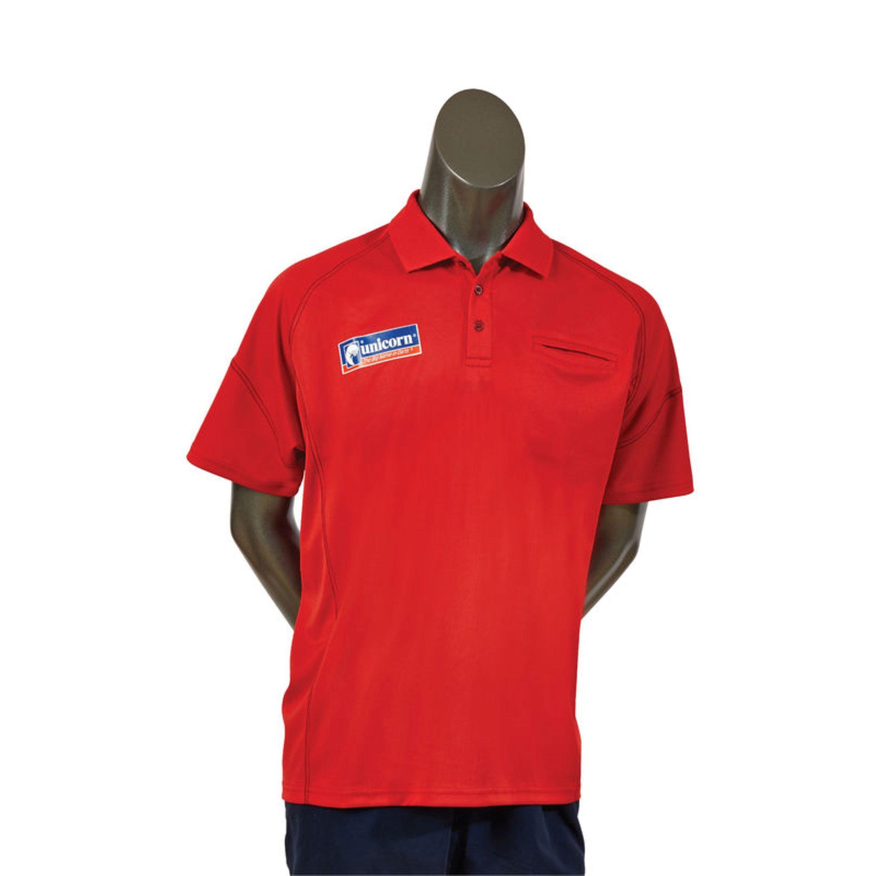Red - Unicorn Darts - Men's Team Darts Shirt