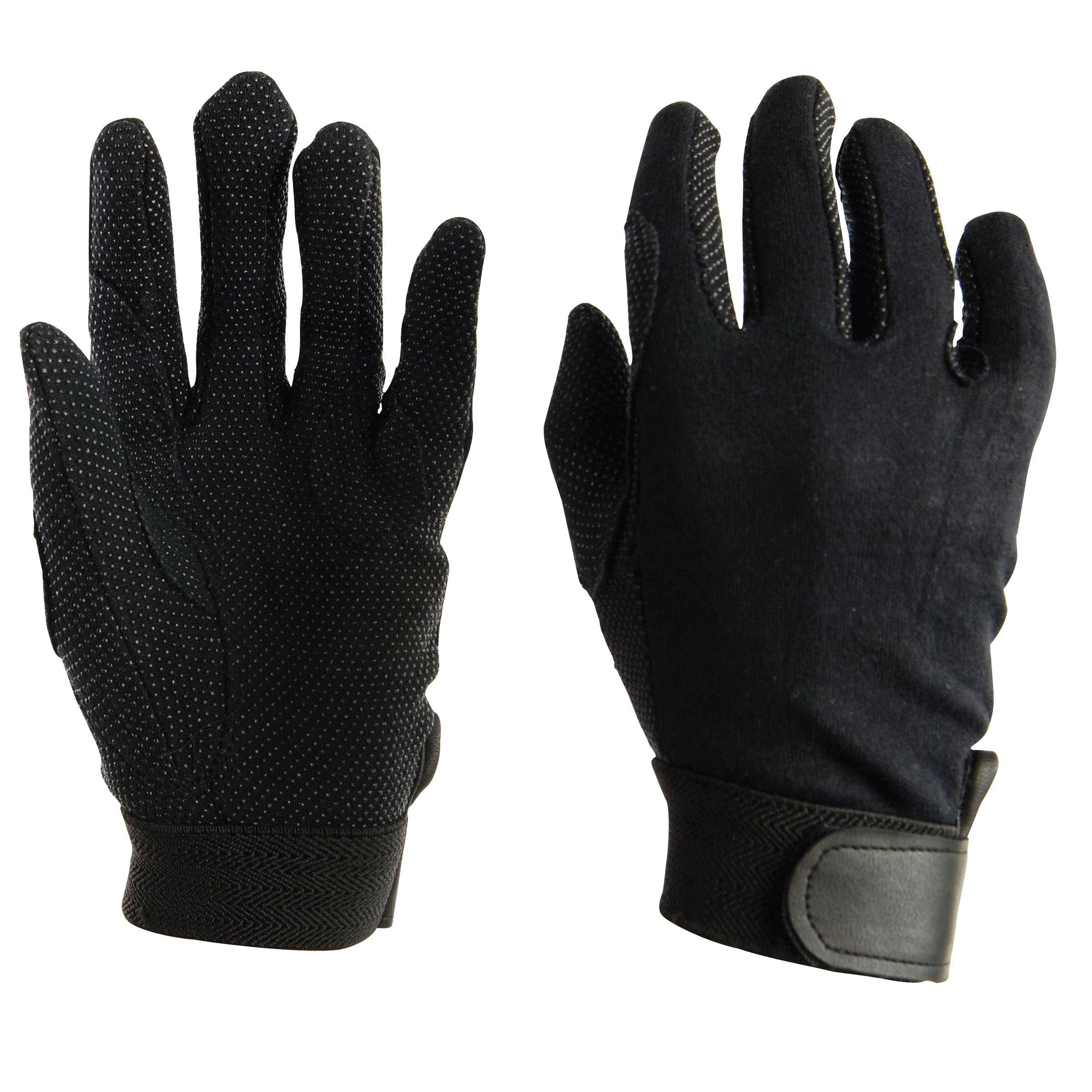 Dublin  Track Riding Glove - Black - L