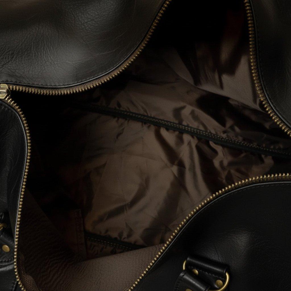 Black - Everlast - Everlast 1910 Leather Holdall Bag - 3