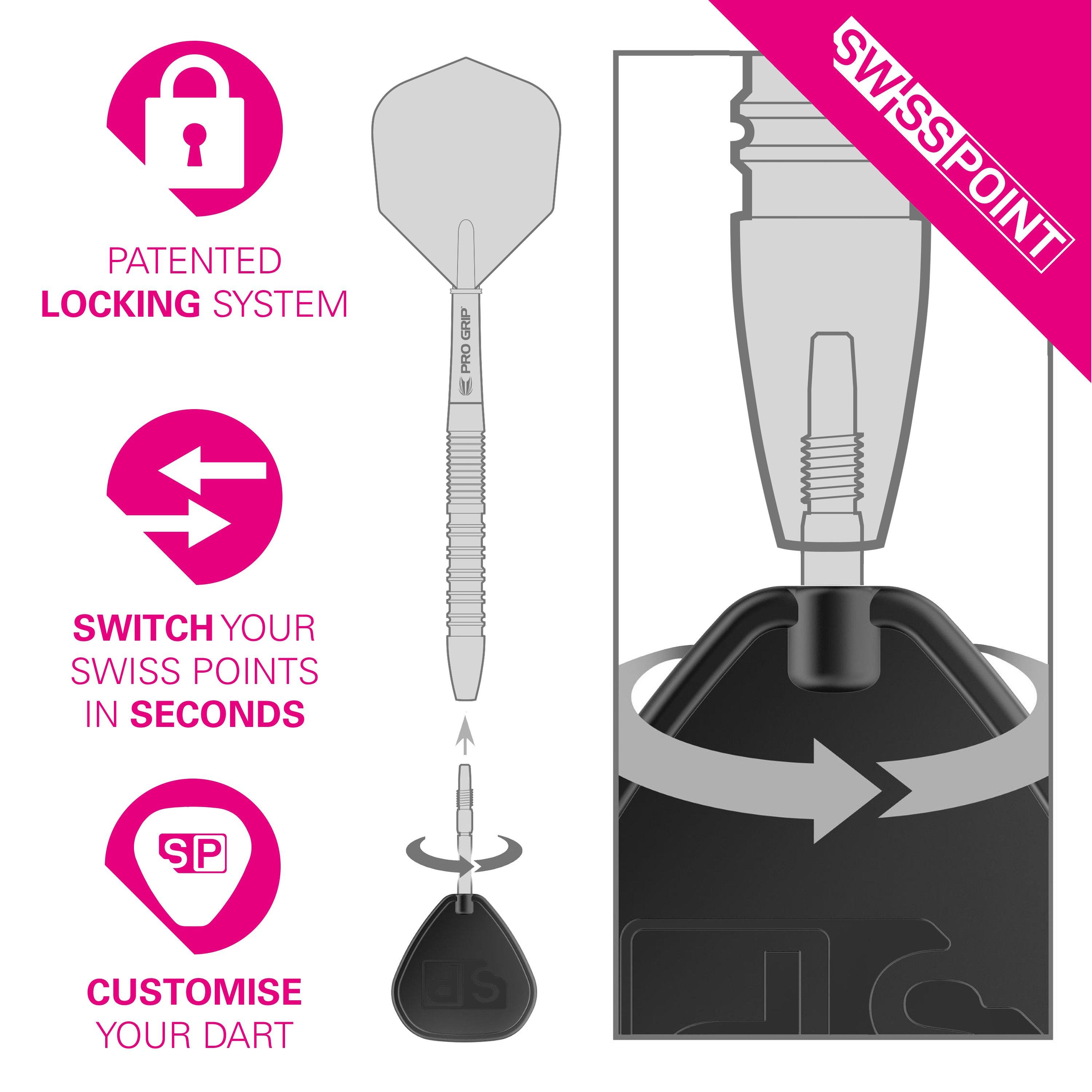 Silber - Target Darts - Men's Swiss Pro Dart - 5