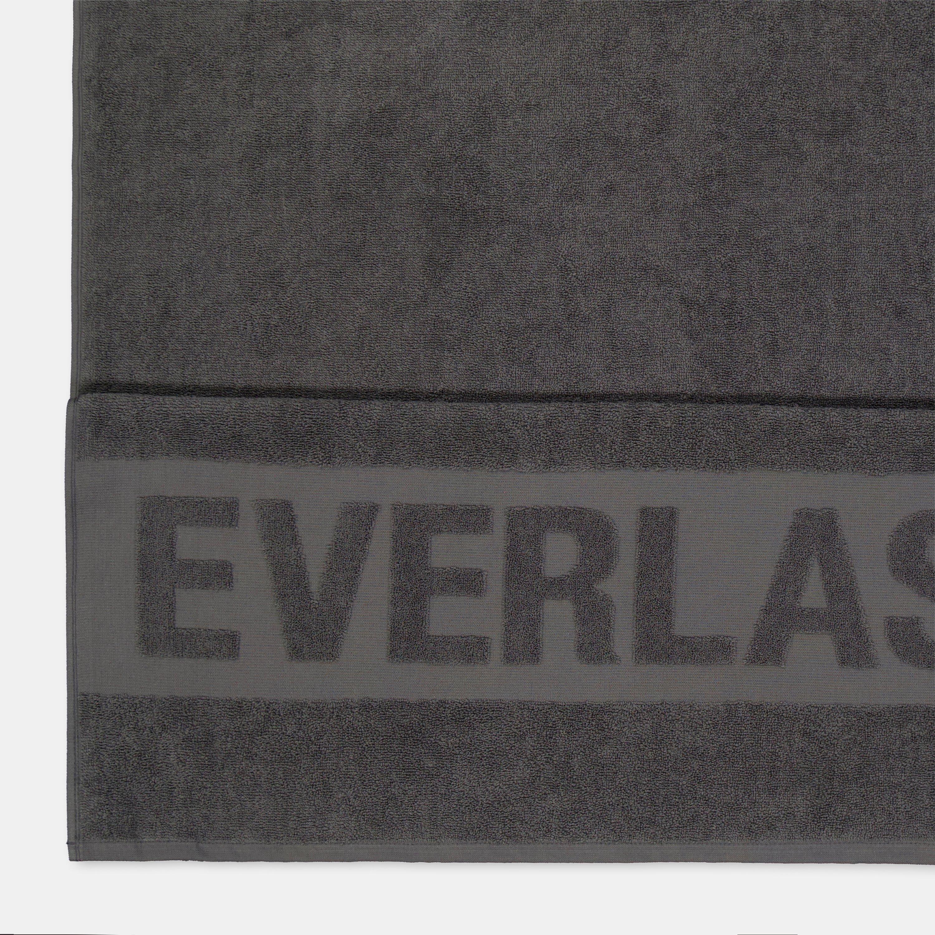 Grey - Everlast - Shower Towel 150 x 75cm - 2