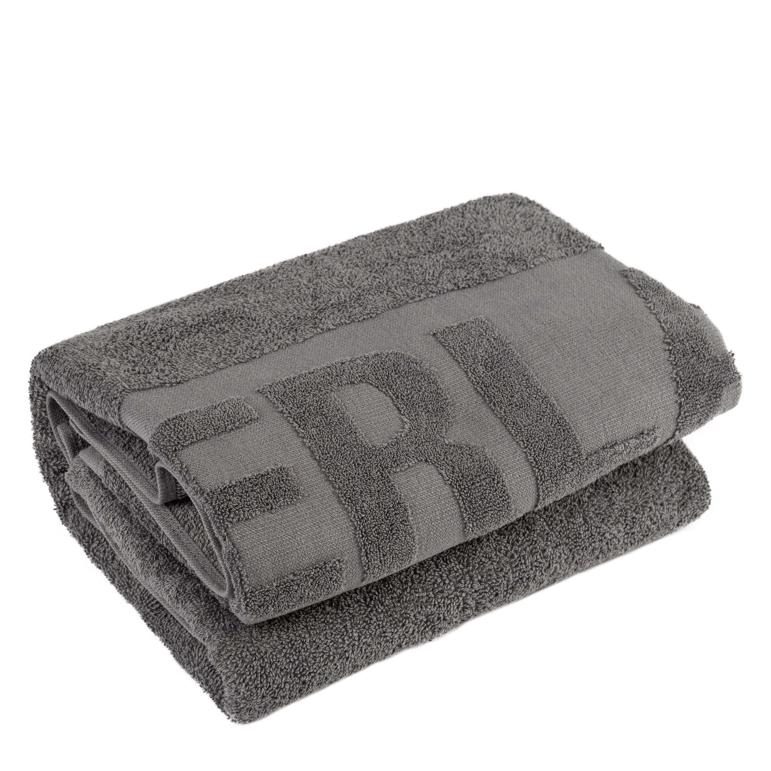 Grey - Everlast - Shower Towel 150 x 75cm - 3