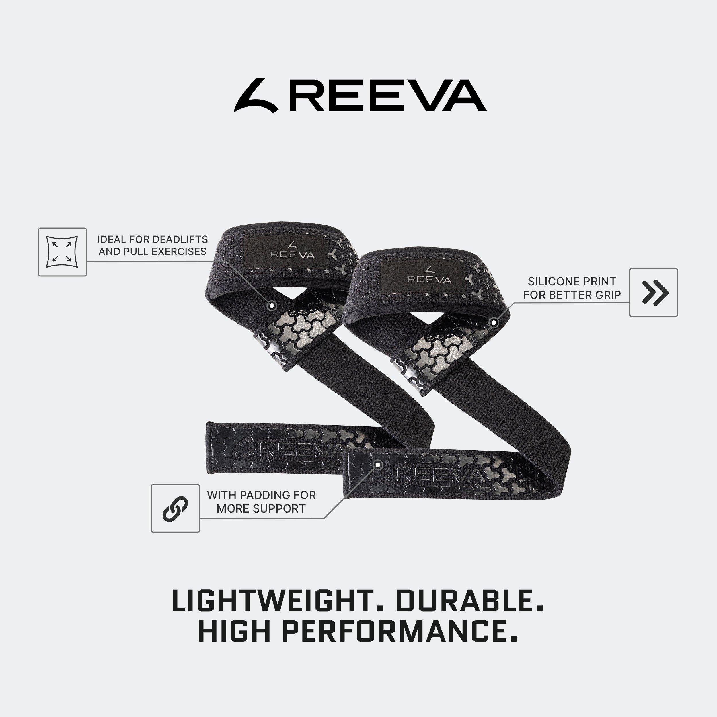 Negro - Reeva - Lifting Straps - Ultra Grip - 8