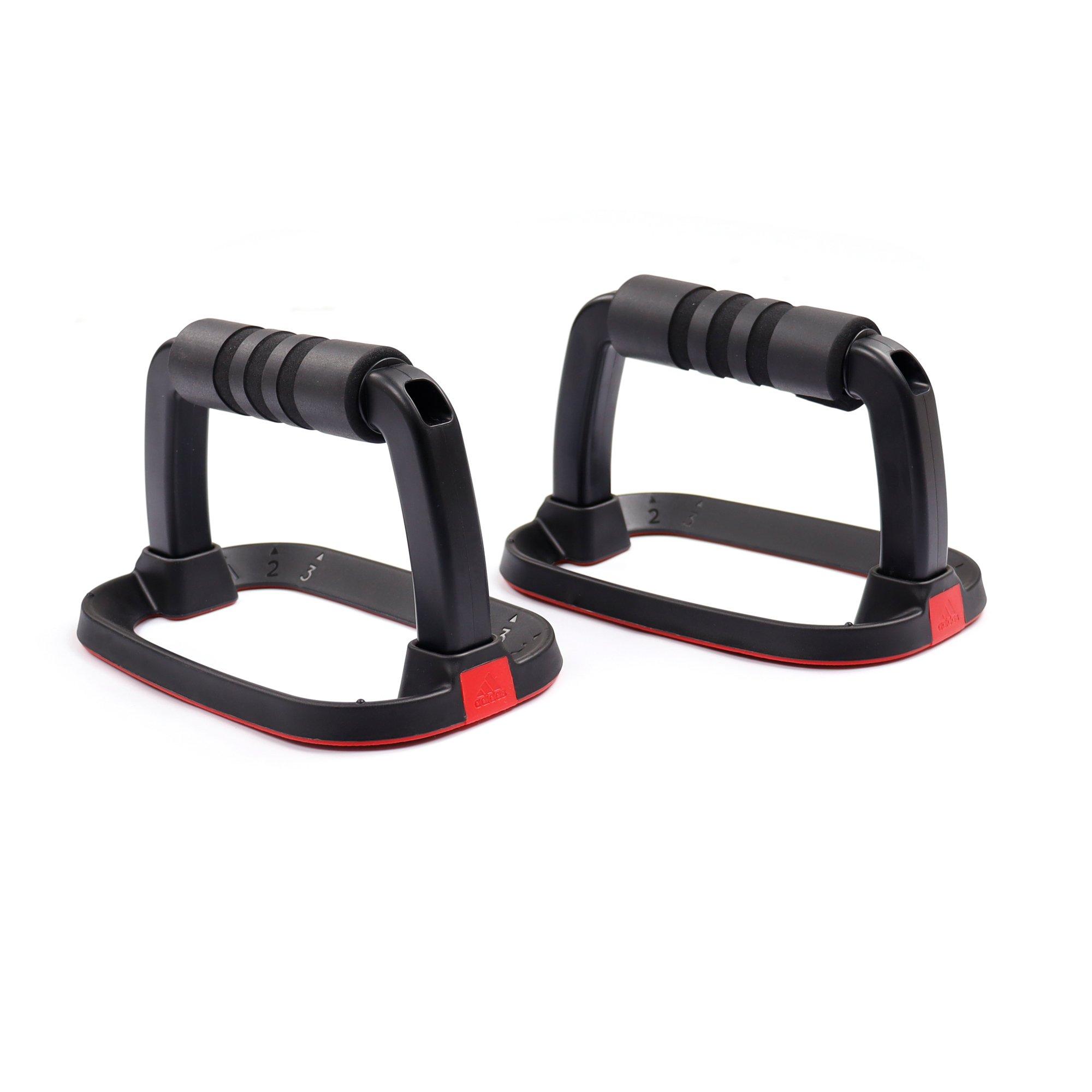 Black - adidas - Ergonomic Grip Push Up Grips - 1