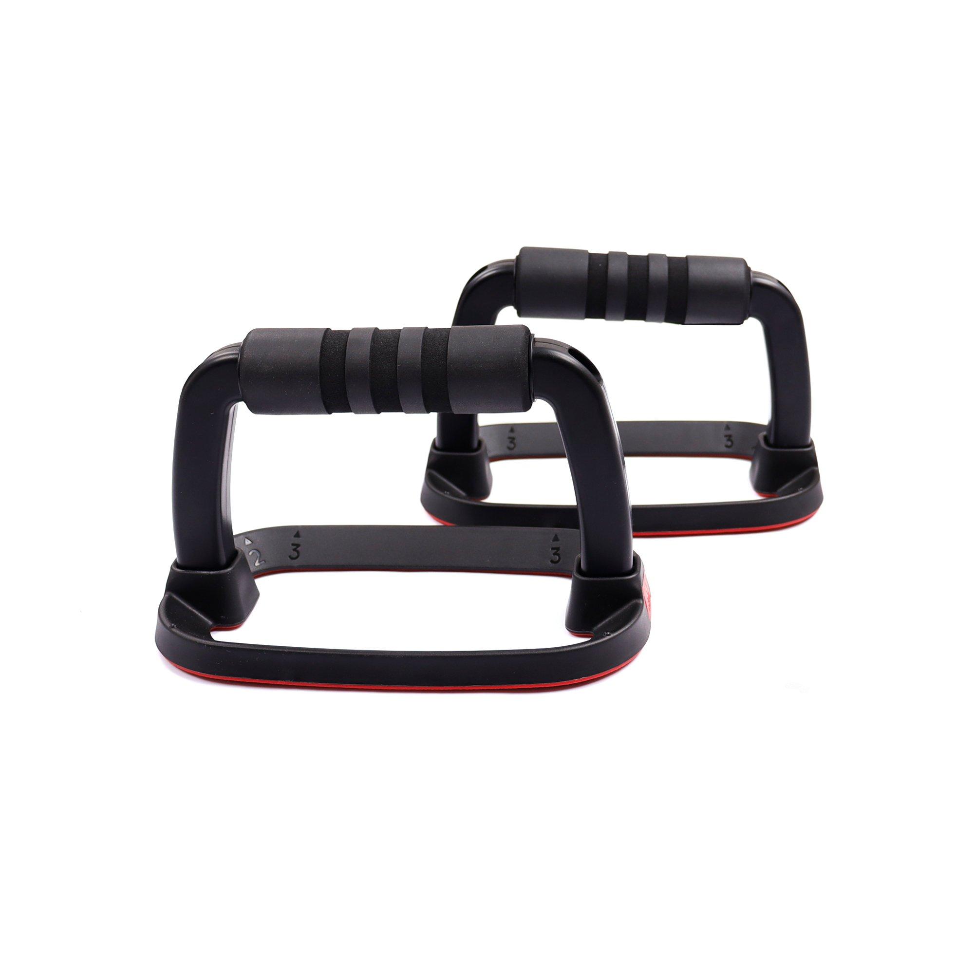 Zwart - adidas - Ergonomic Grip Push Up Grips - 6