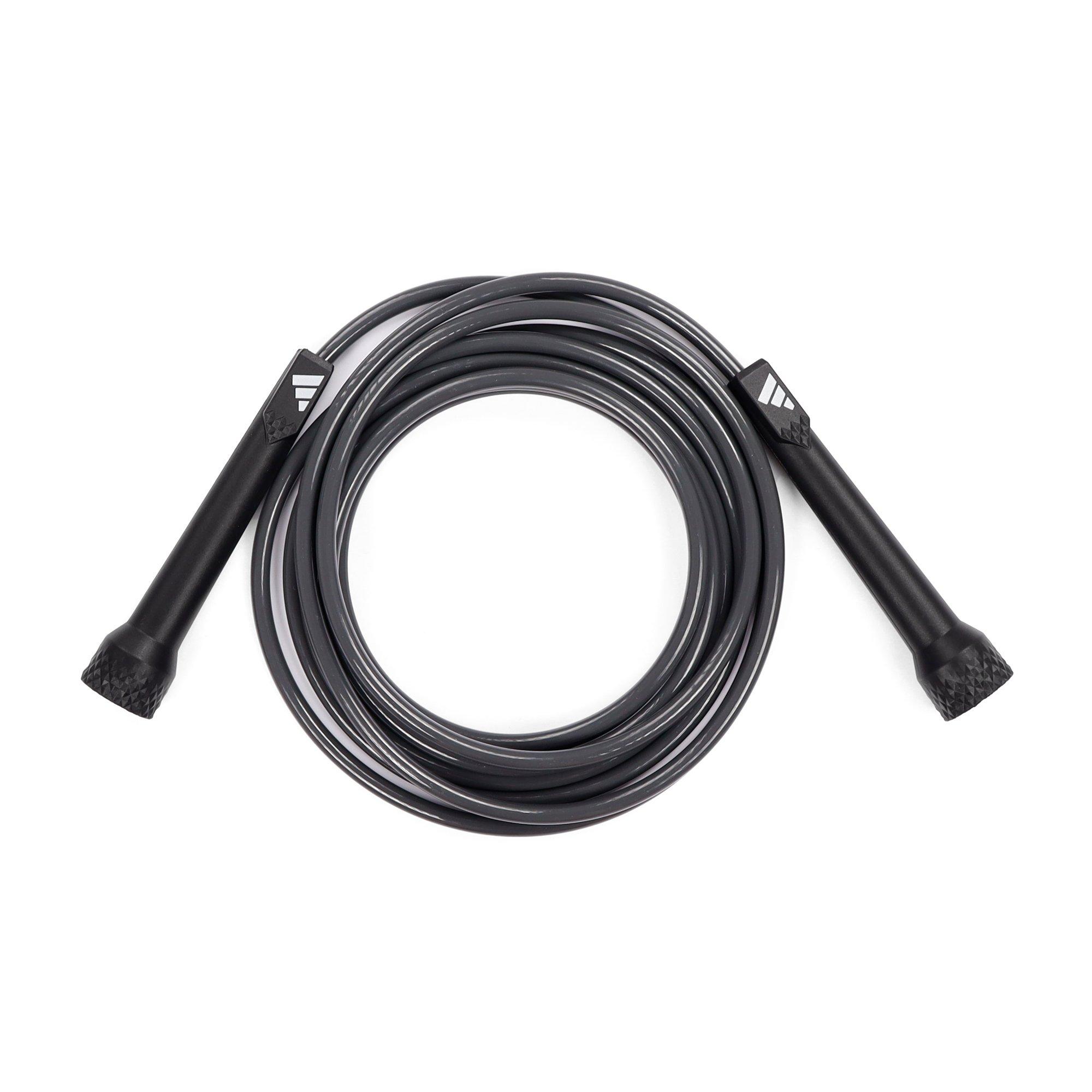 Black - adidas - Adjustable Plastic Skipping Rope - 1
