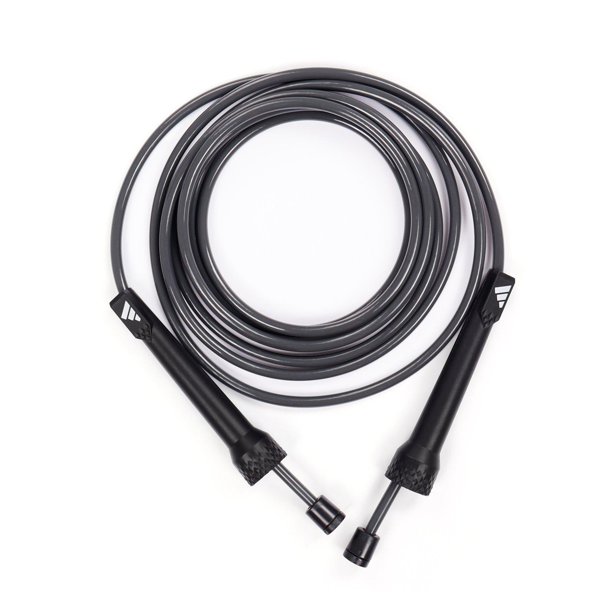 Black - adidas - Adjustable Plastic Skipping Rope - 2