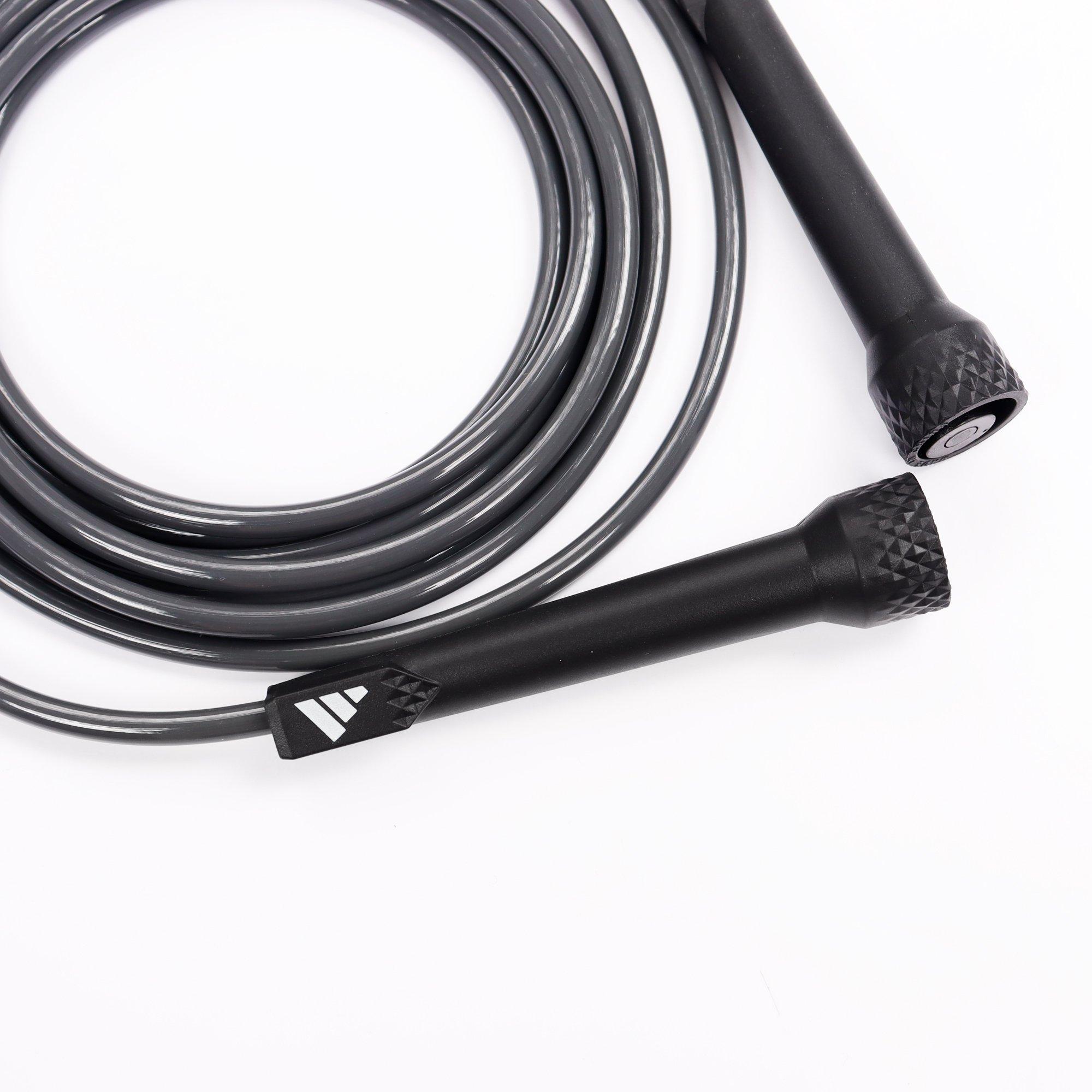 Black - adidas - Adjustable Plastic Skipping Rope - 6