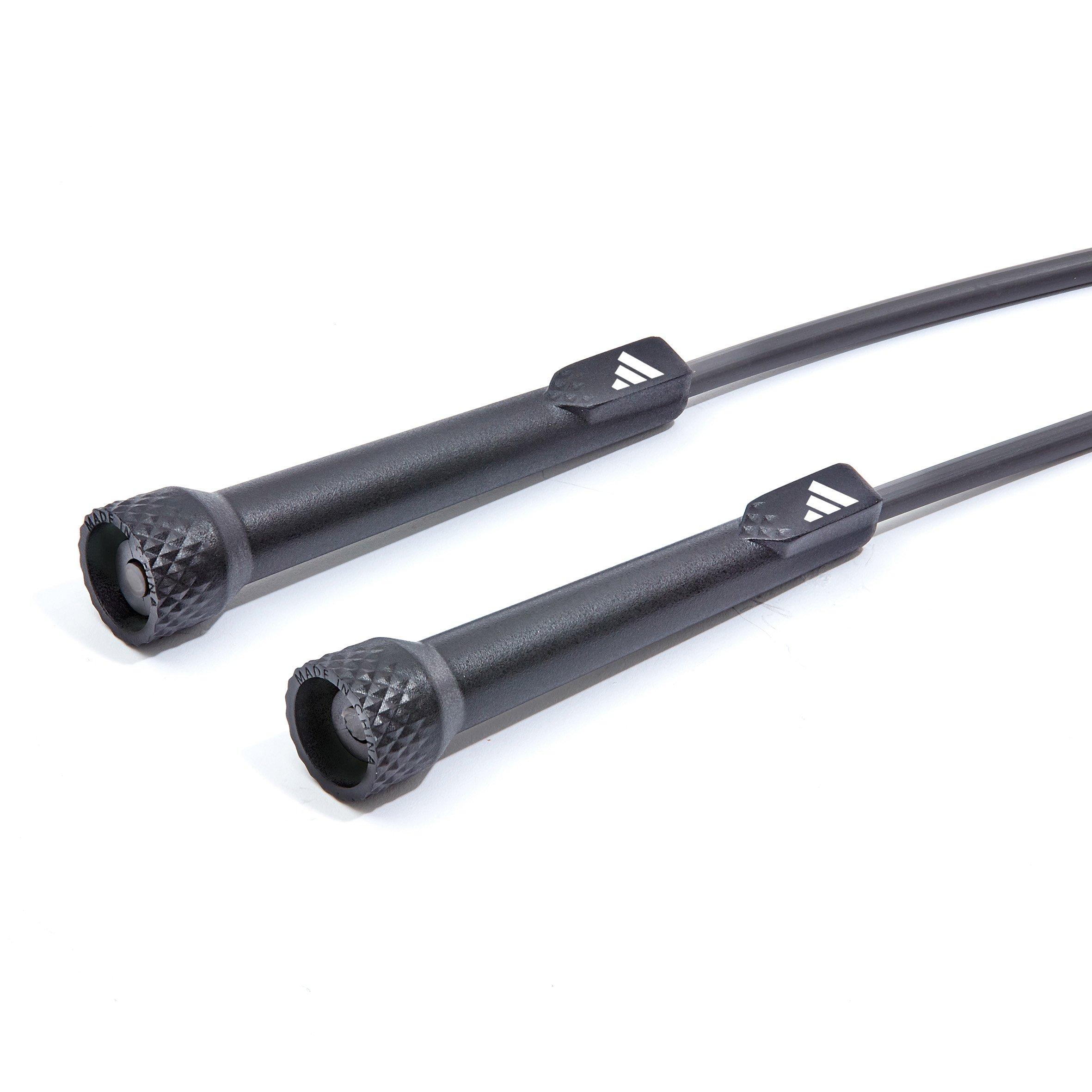 Black - adidas - Adjustable Plastic Skipping Rope - 7