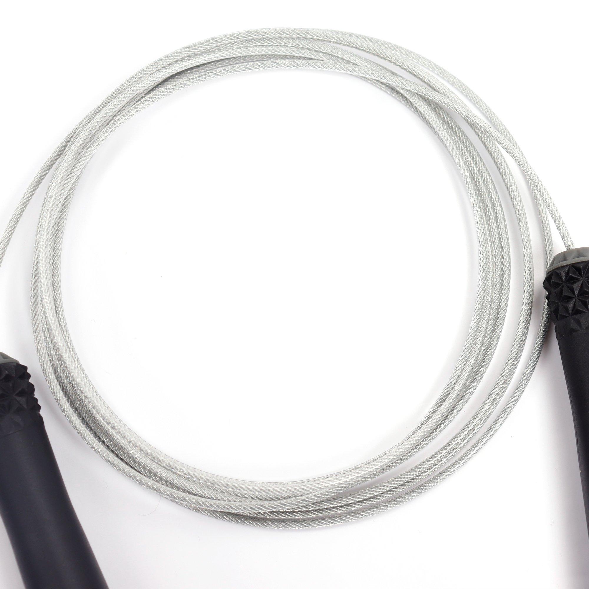 Zwart - adidas - Adjustable Steel Skipping Rope - 2