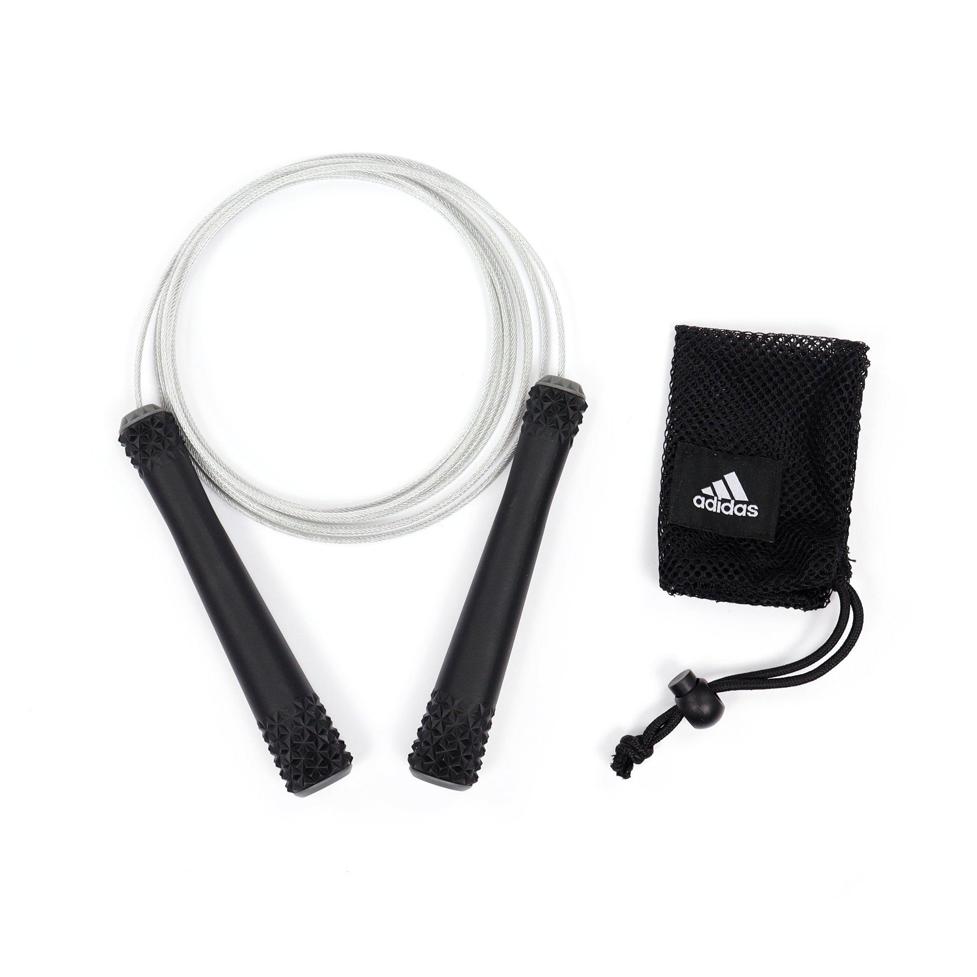 Zwart - adidas - Adjustable Steel Skipping Rope - 5