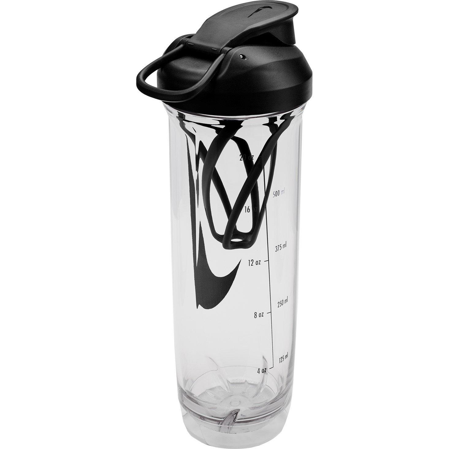 Klar/Schwarz - Nike - Shaker Water Bottle 710ml - 2