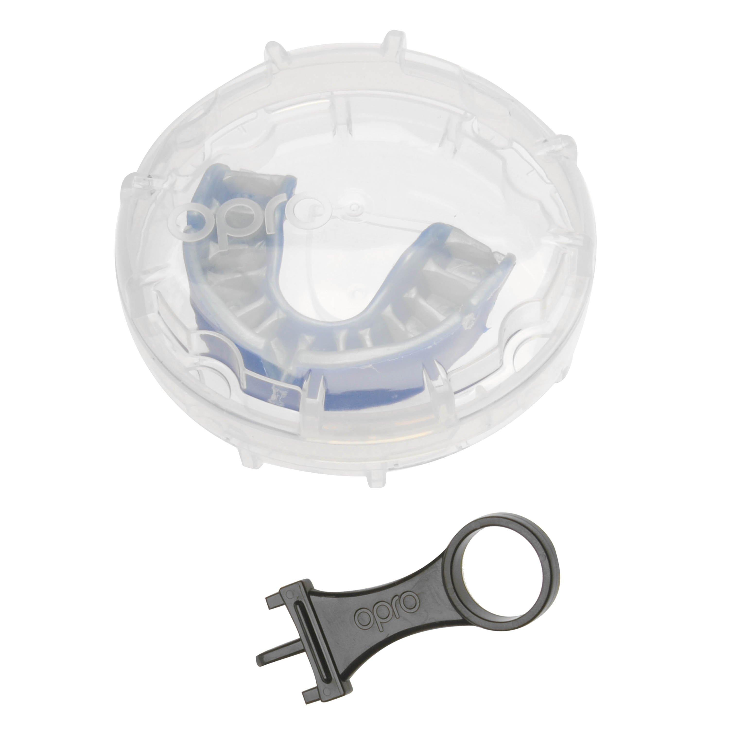 Blue/Pearl - Opro - Gold Mouthguard - 2
