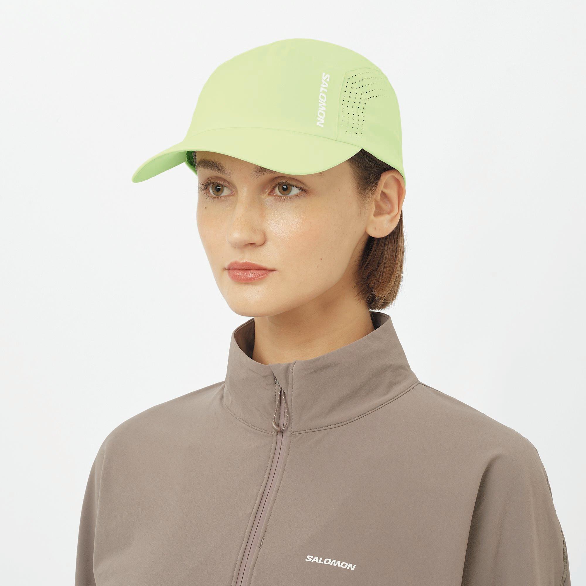 Lime - Salomon - Salomon Shakeout Running Cap Unisex - 2