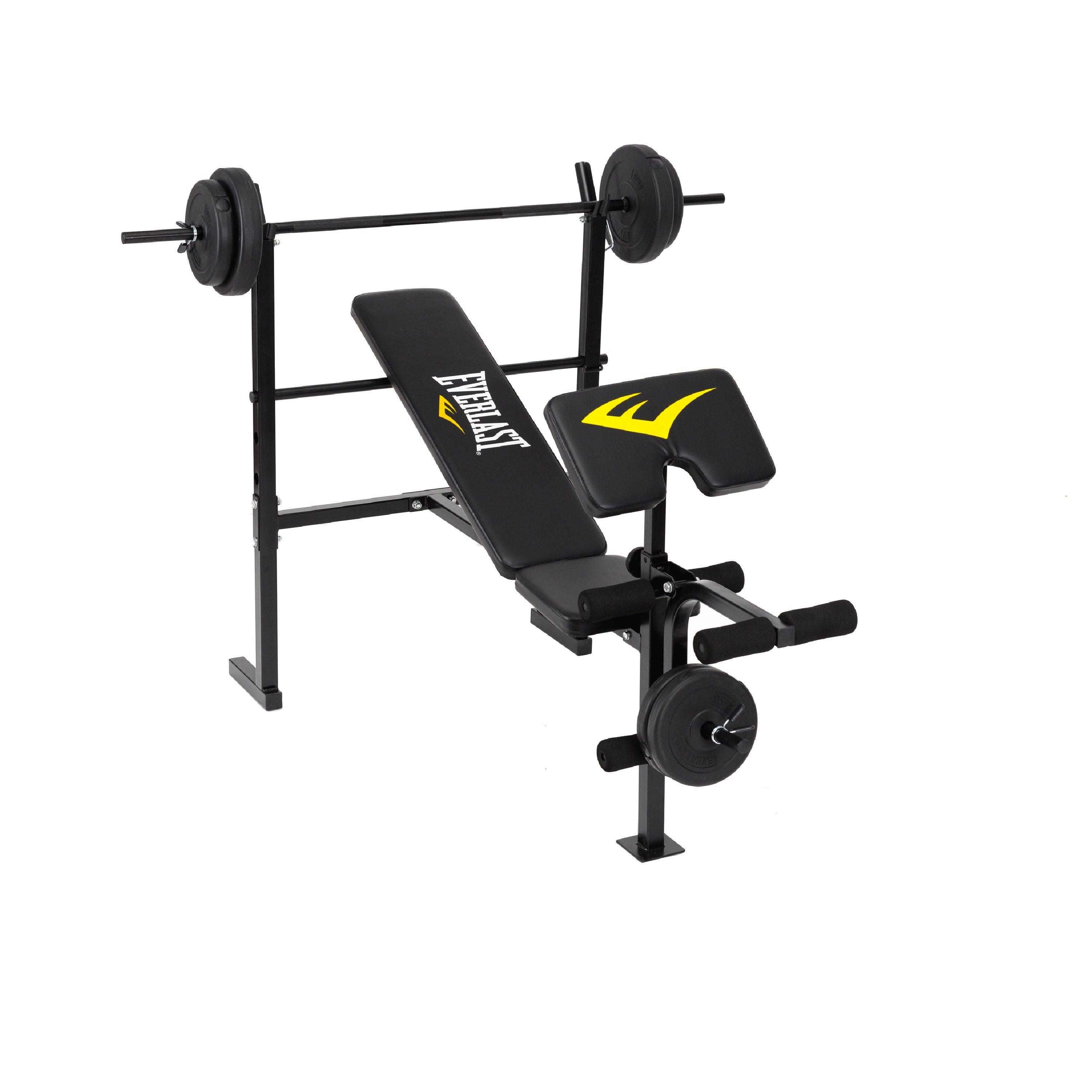 Black - Everlast - Weight Bench Adults - 1