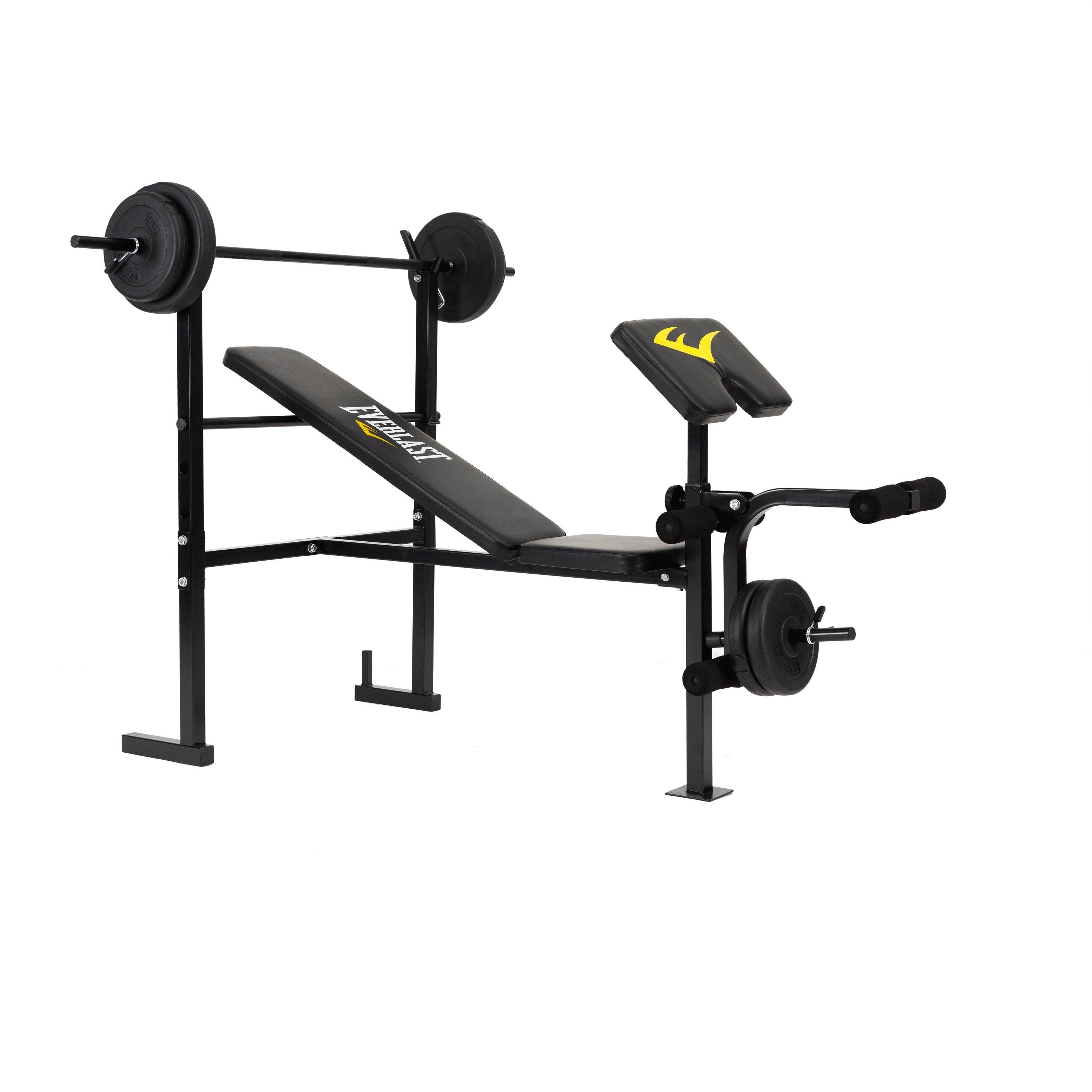 Black - Everlast - Weight Bench Adults - 2