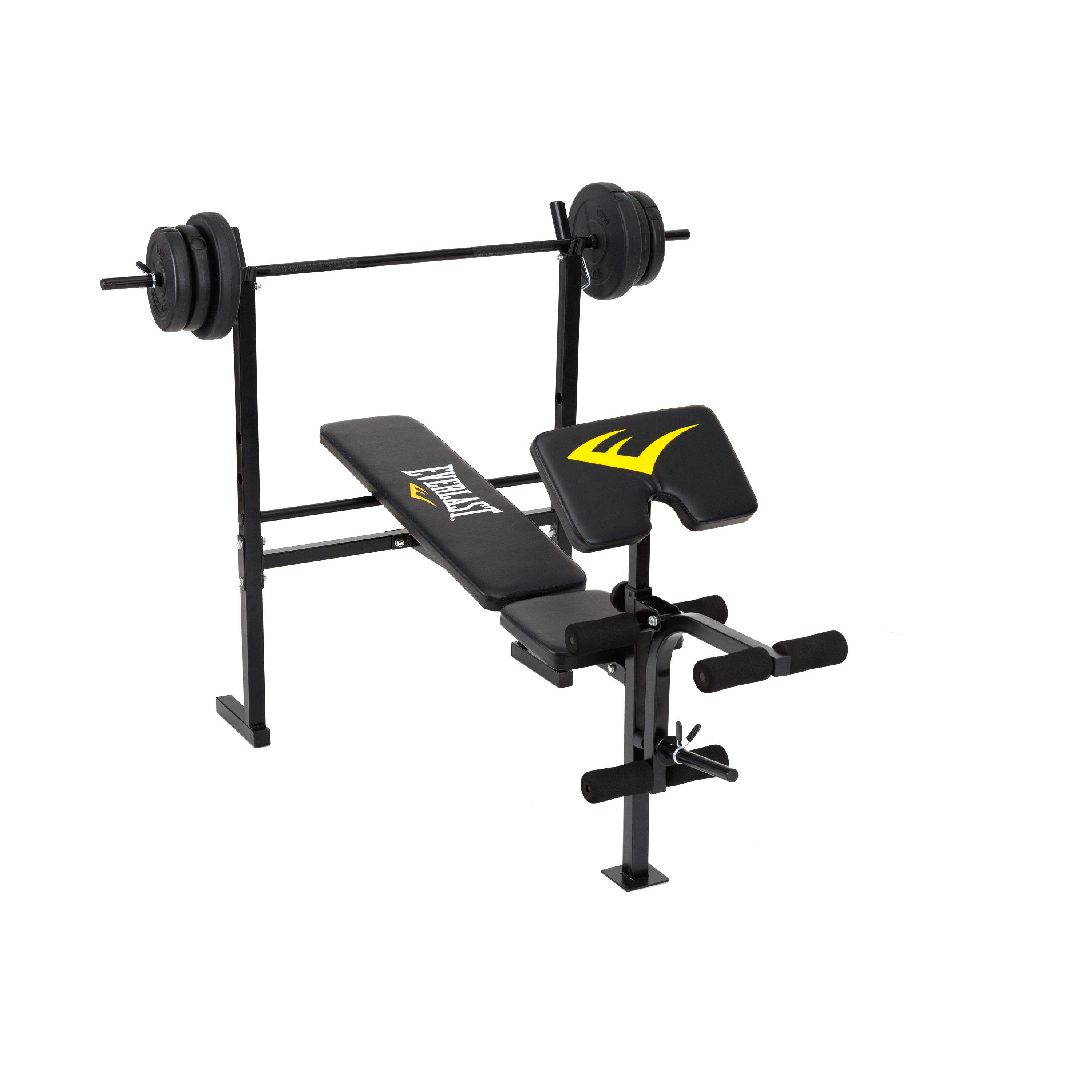 Black - Everlast - Weight Bench Adults - 4