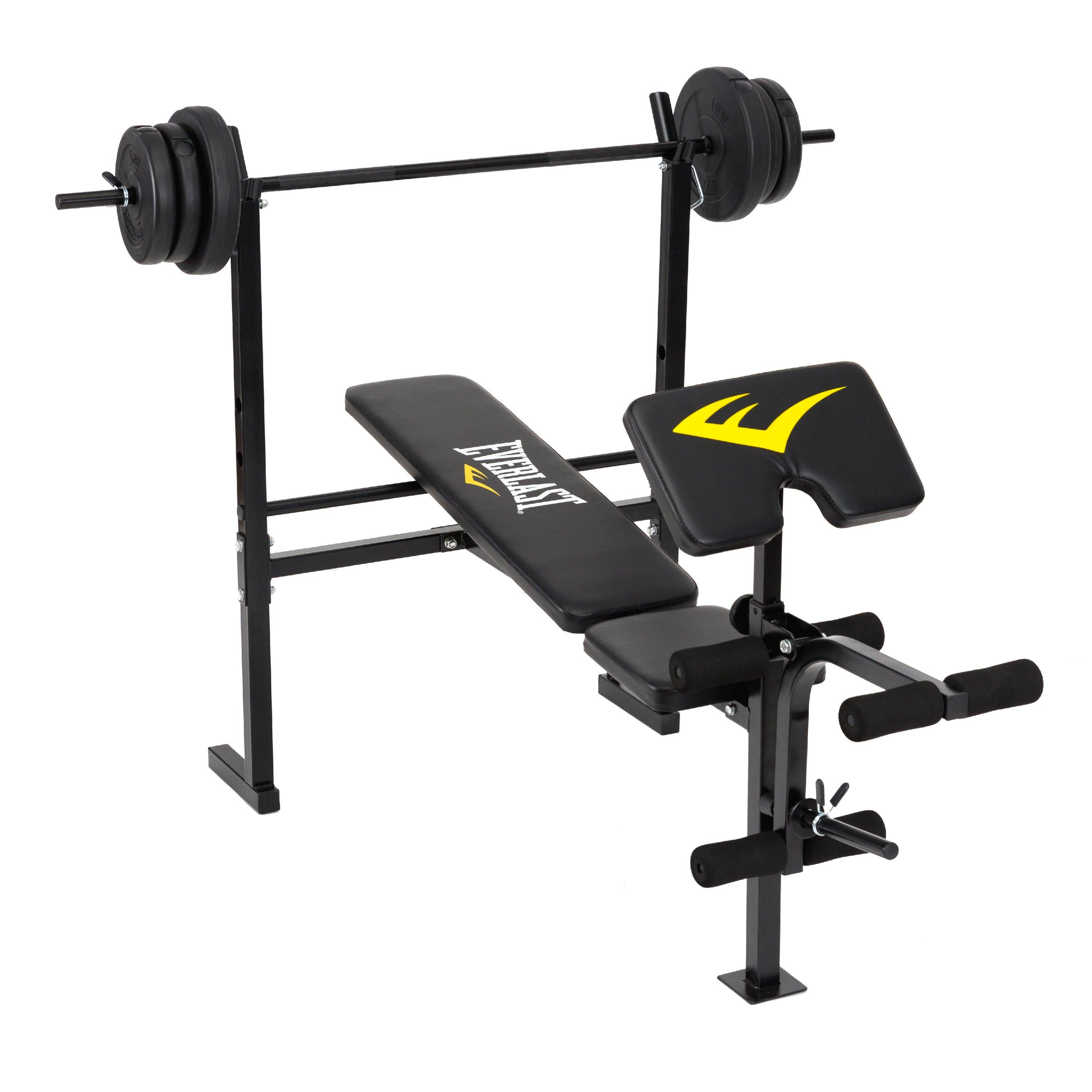 Black - Everlast - Weight Bench Adults - 5