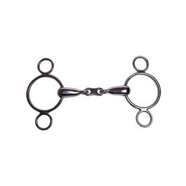 Weatherbeeta Korsteel  French Link 2 Ring Gag Bit