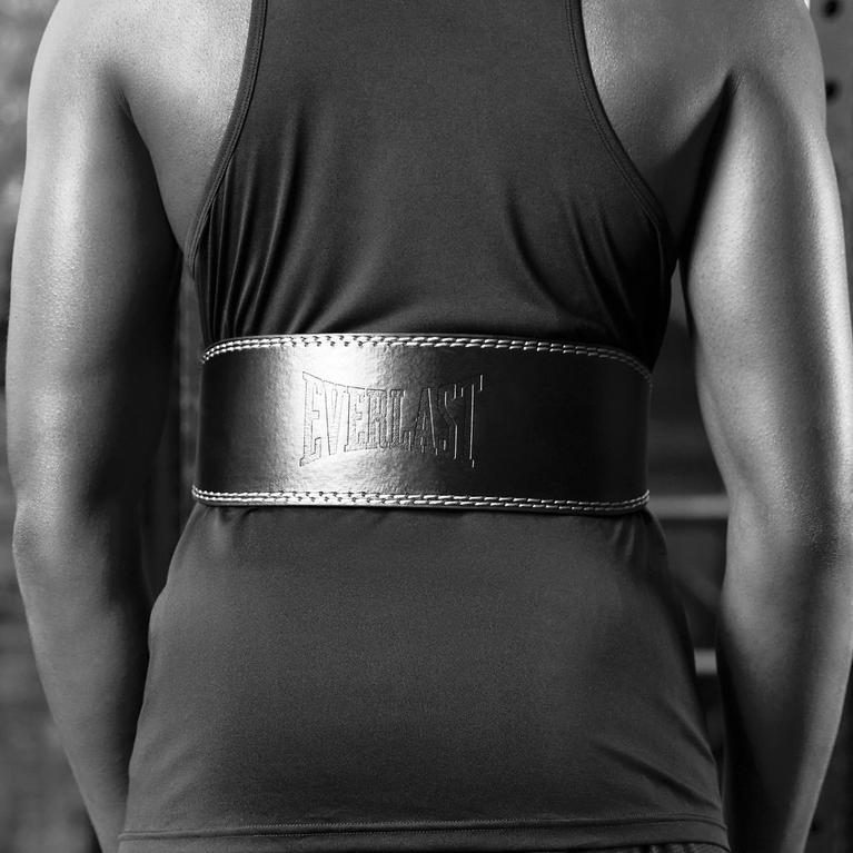 Noir - Everlast - Leather Weight Lifting Belt - 1