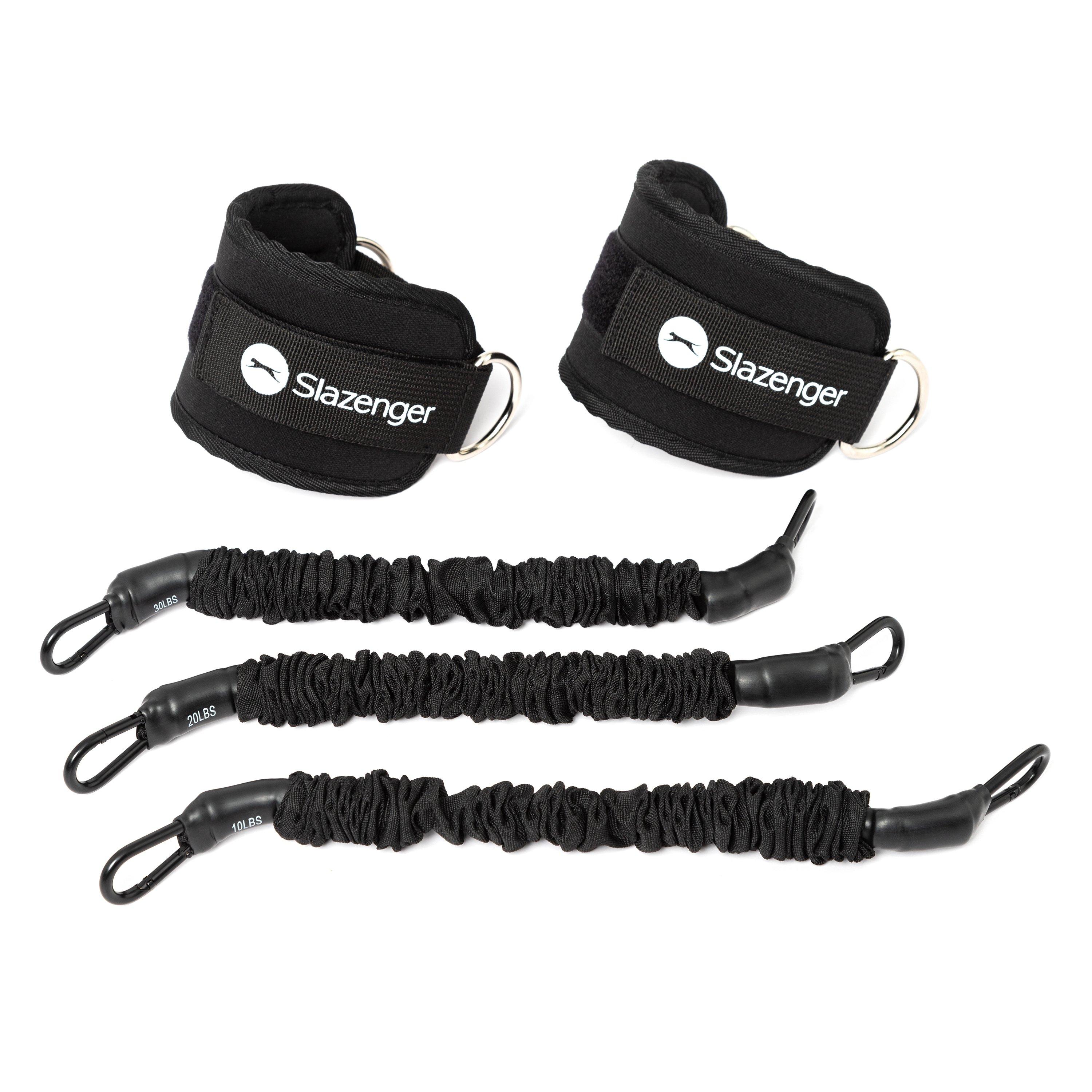 Black - Slazenger - Ankle Resistance Bands Set - 1