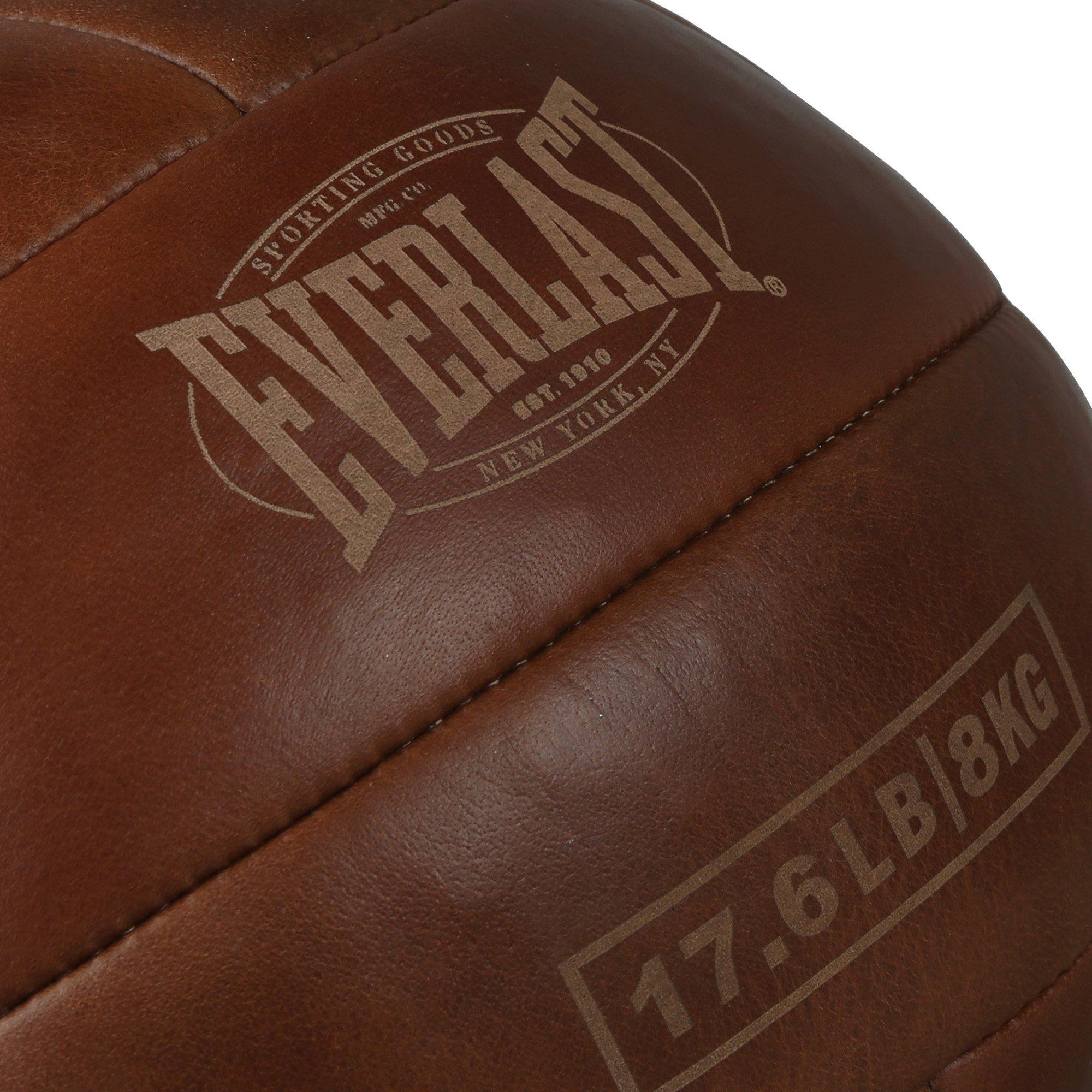 8Kg - Everlast - Everlast 1910 Pro Leather Medicine Ball - 2