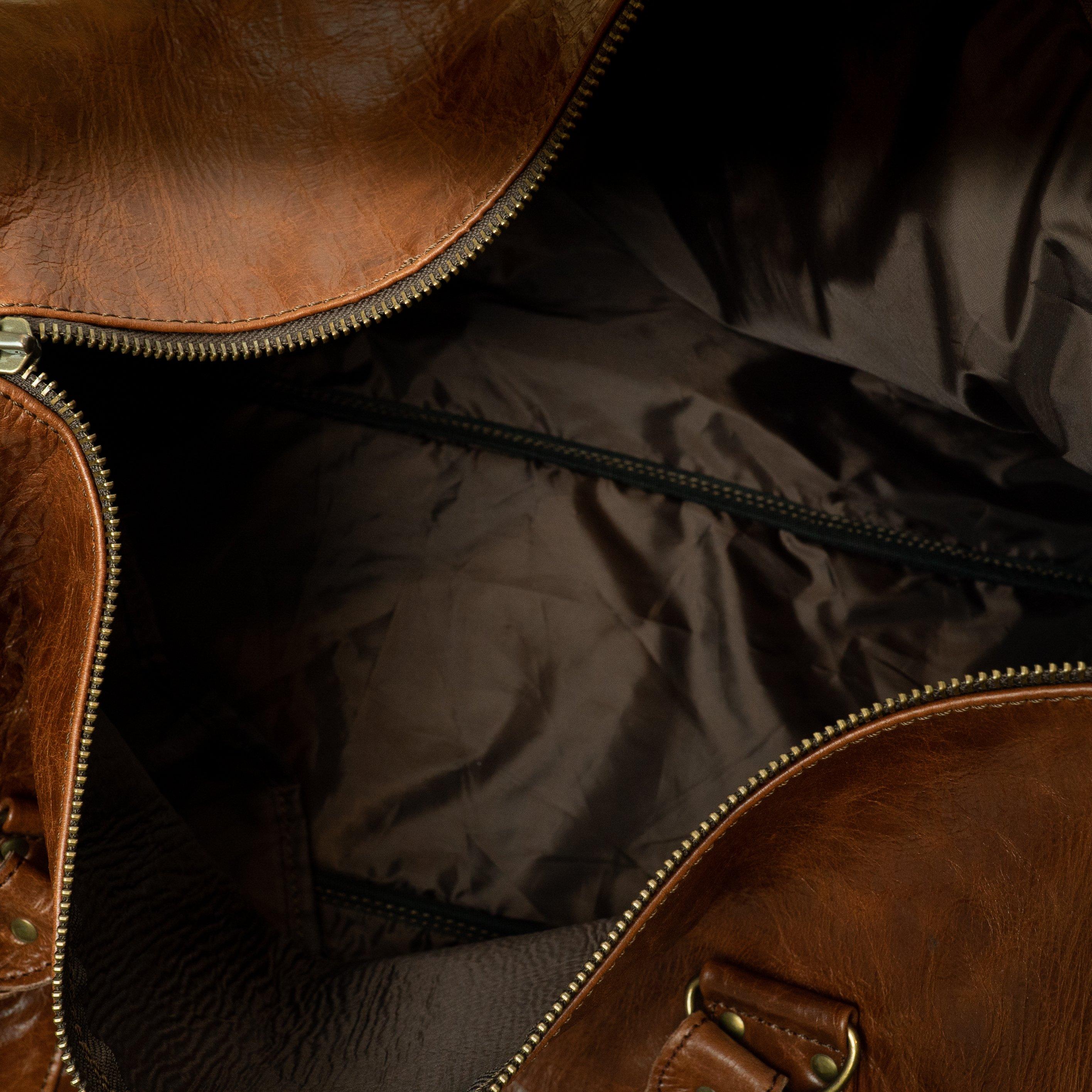 Brown - Everlast - Everlast 1910 Leather Holdall Bag - 4